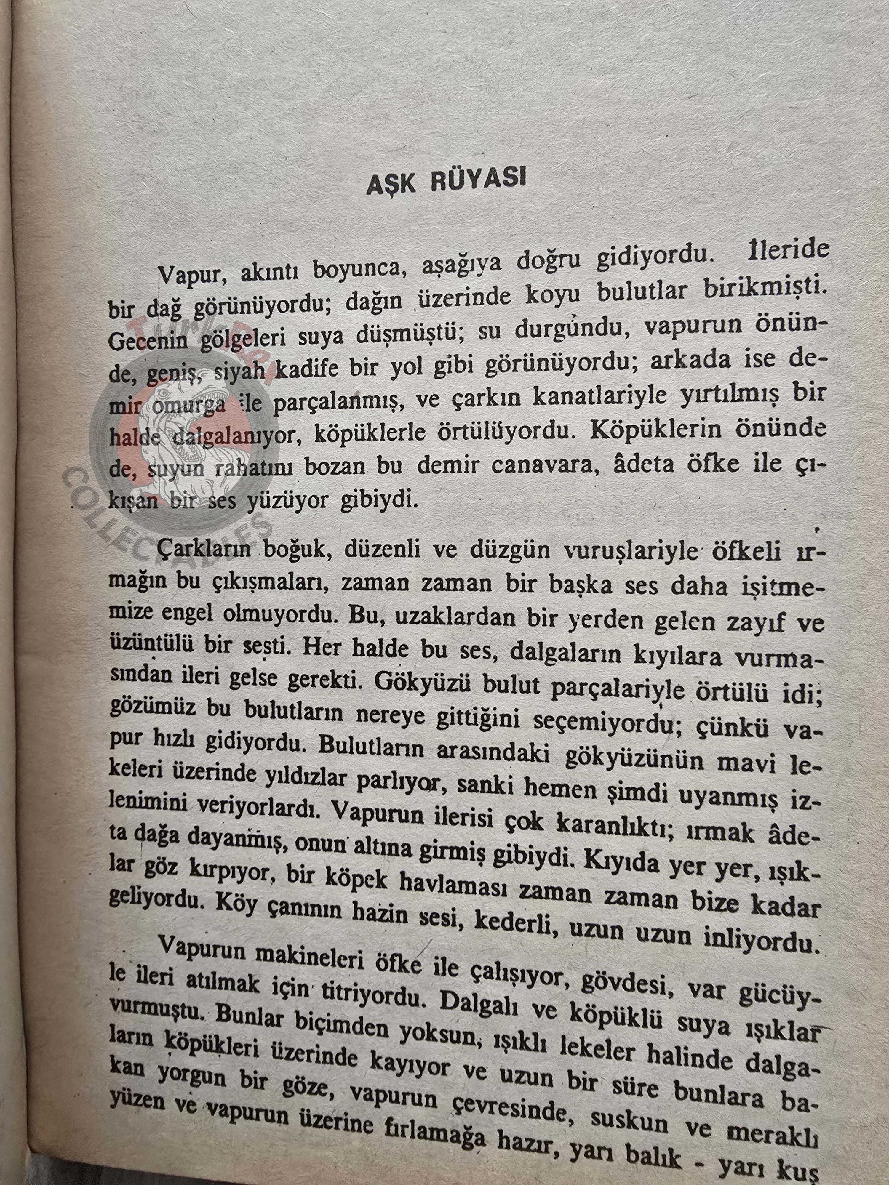 Maxim Gorky – A Dream of Love Turkish Book Turkey