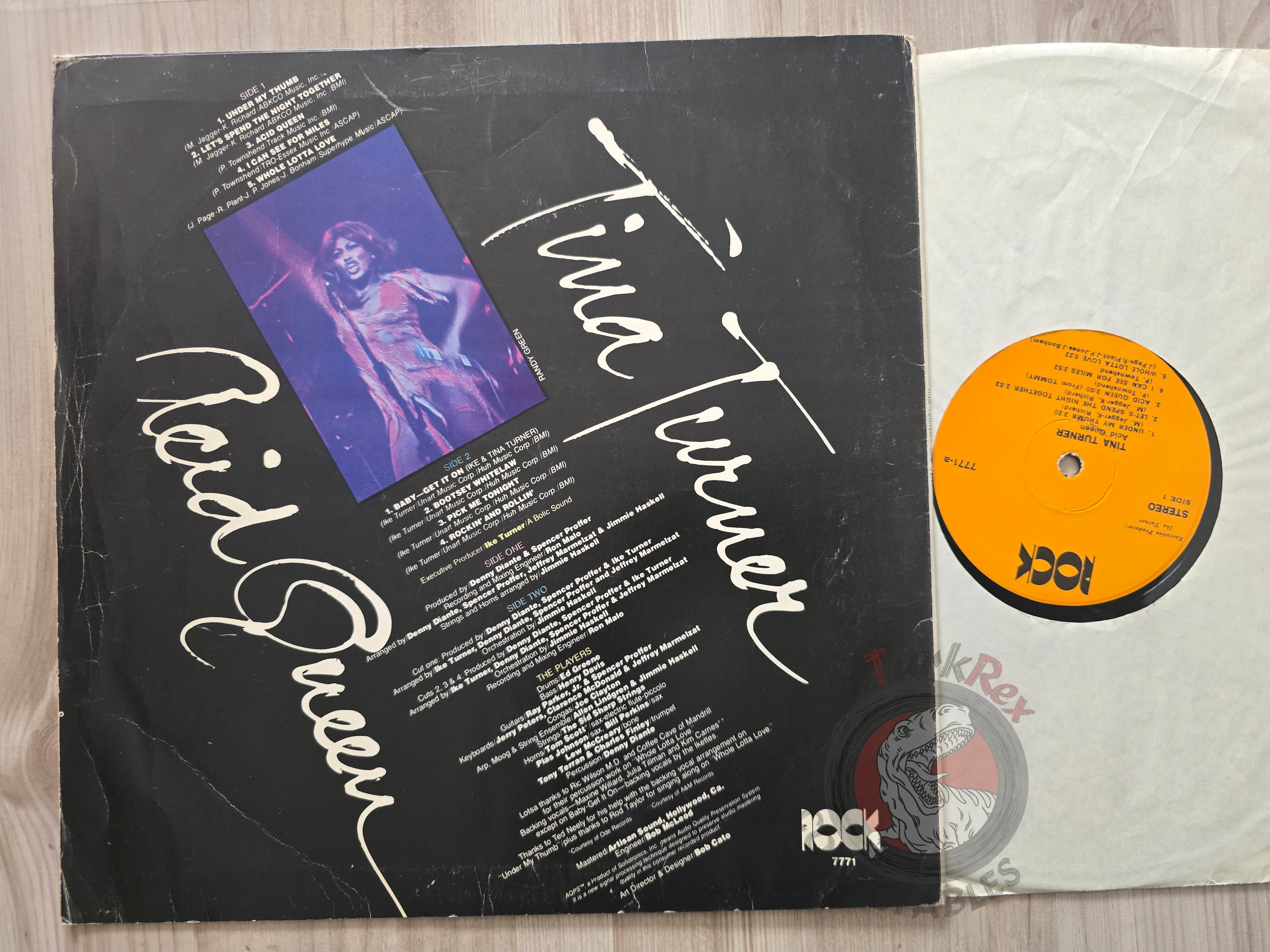 Tina Turner – Acid Queen Turkish Pressing Vinyl Turkey Edition