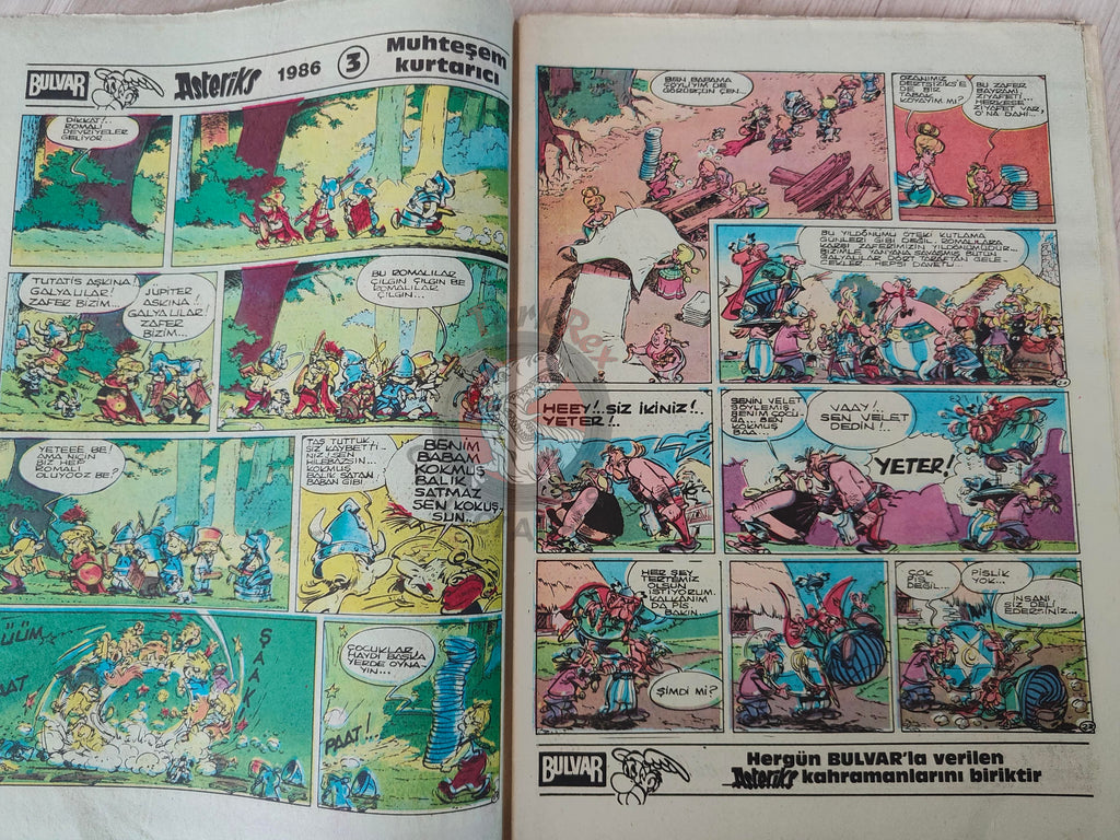 Asterix – Asterix in Corsica 1986 Turkish Edition Comic Turkey