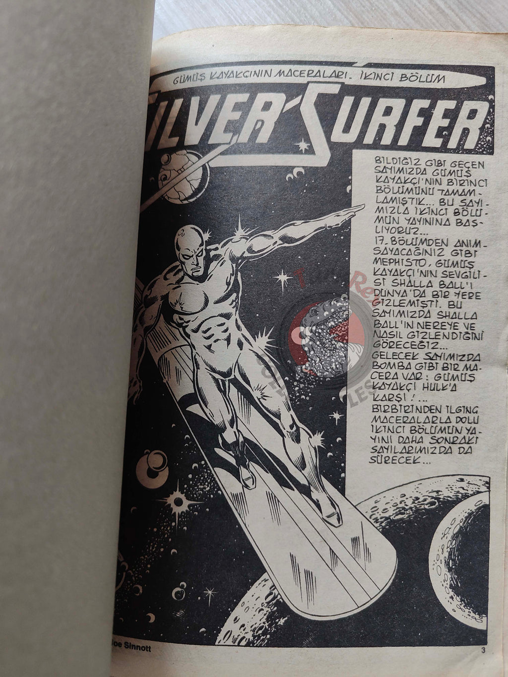 Silver Surfer Vol #5 1989 Turkish Comic Turkey Fantastic Four #155 #156 #157 Hulk #250