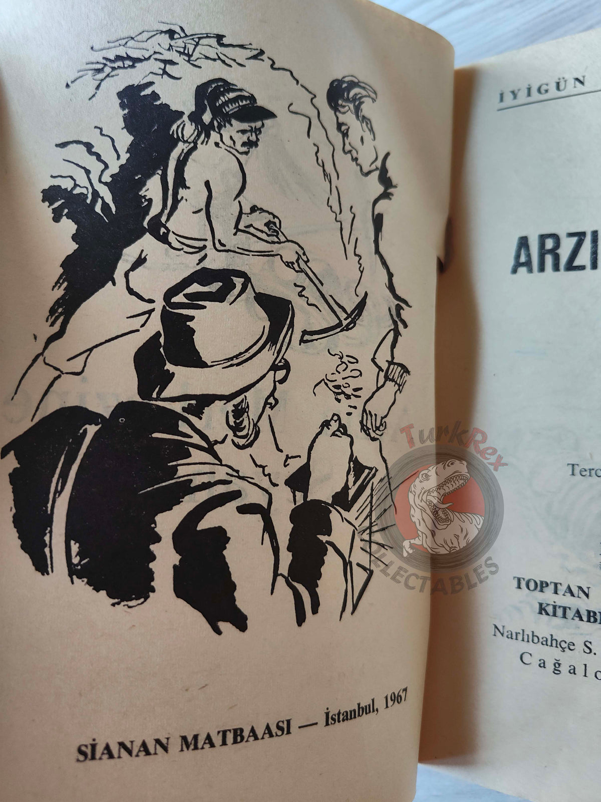 Jules Verne – Journey to the Center of the Earth 1967 Turkish Book Turkey Illustrated