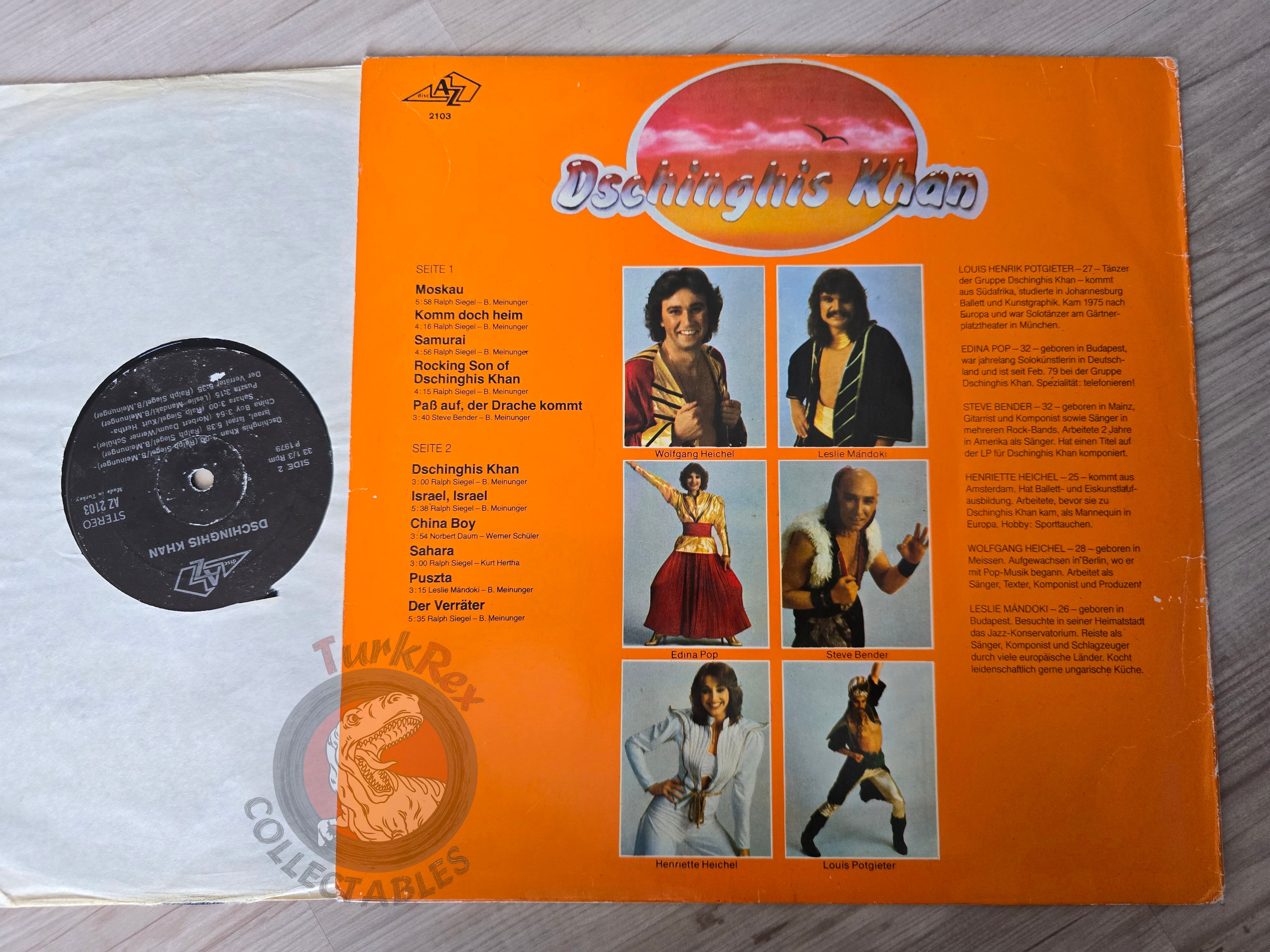 Dschinghis Khan – Dschinghis Khan Turkish Pressing Vinyl Turkey Edition 1