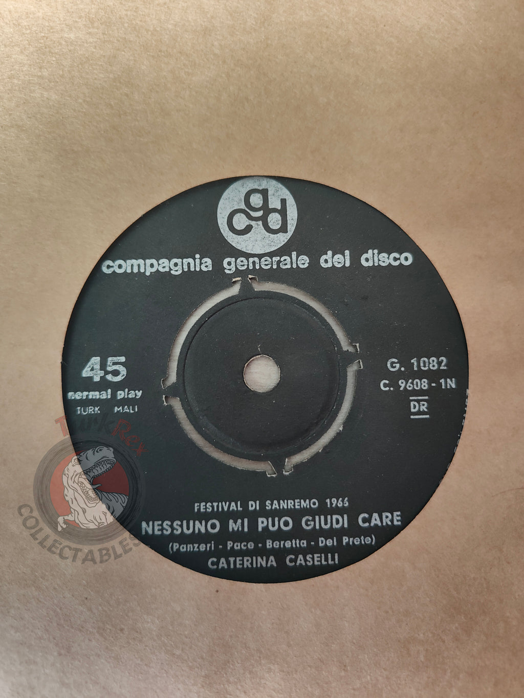 Caterina Caselli – Nessuno Mi Può Giudicare 7"  Turkish Pressing Vinyl Turkey Edition