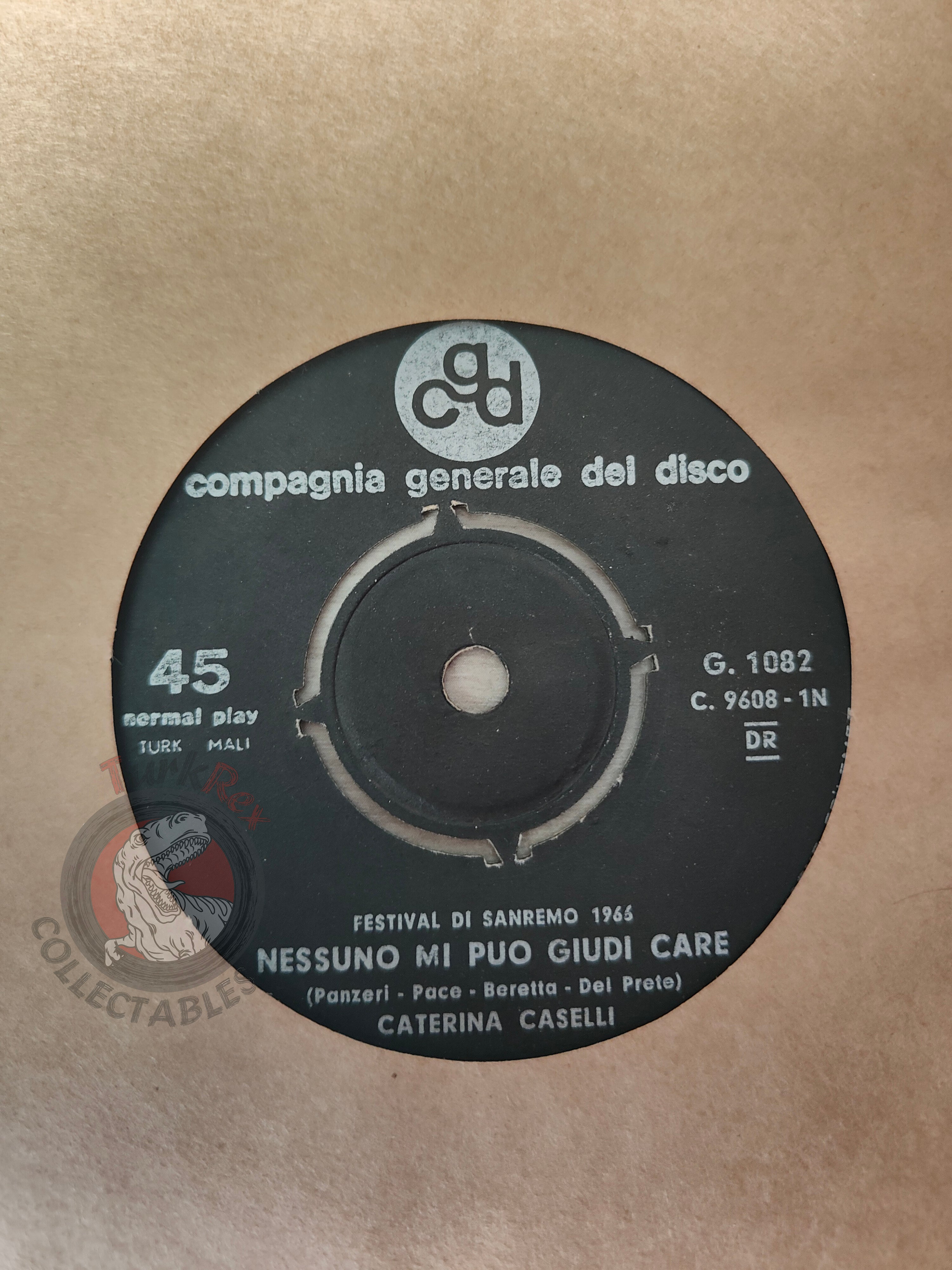 Caterina Caselli – Nessuno Mi Può Giudicare 7"  Turkish Pressing Vinyl Turkey Edition