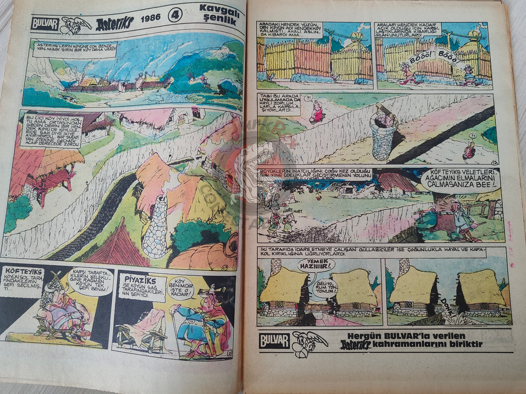 Asterix – Asterix and the Great Divide 1986 Turkish Edition Comic Turkey