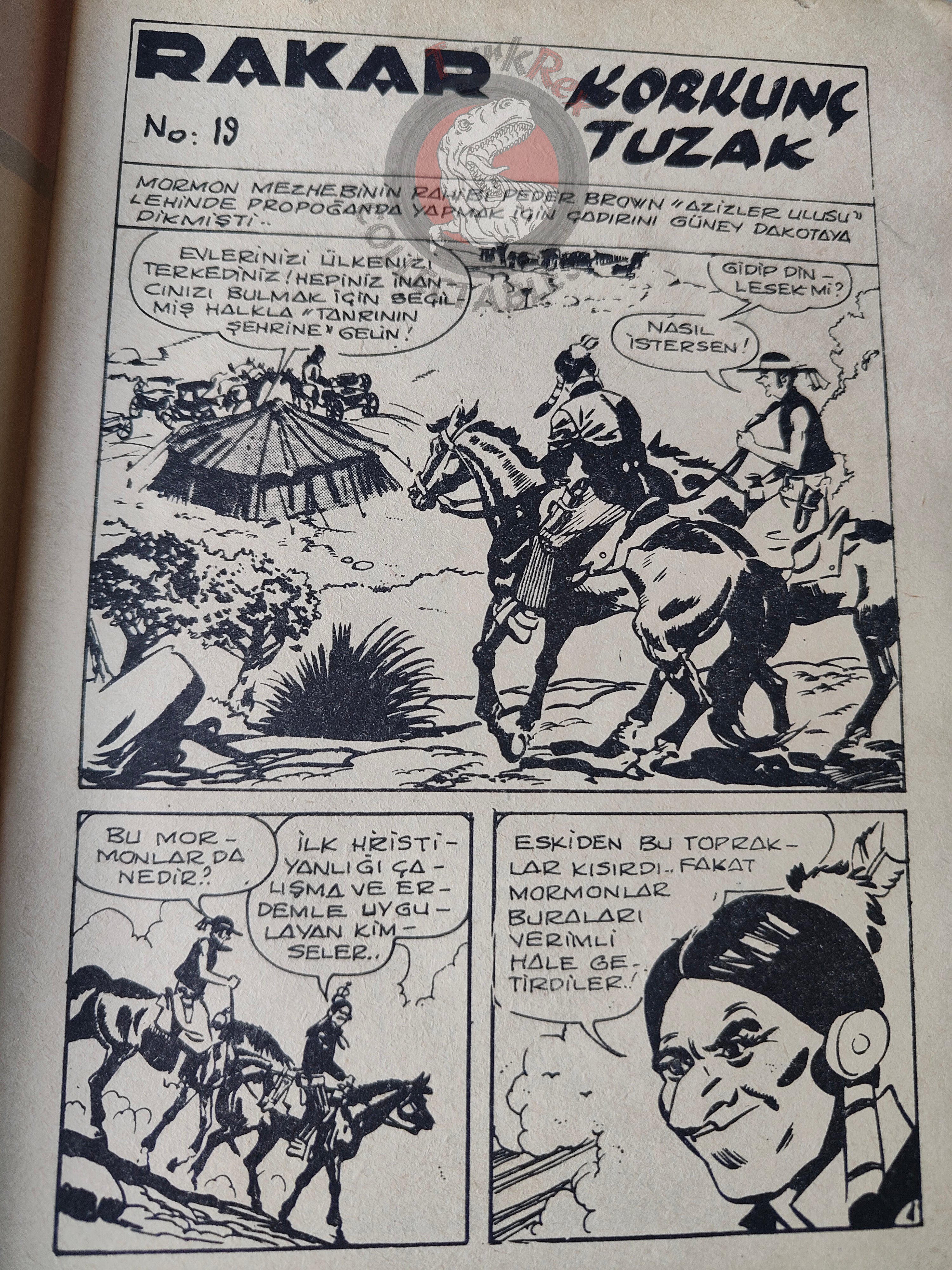 Rakar #19 1974 Turkish Comic Turkey Marcel Navarro Boule et Bill