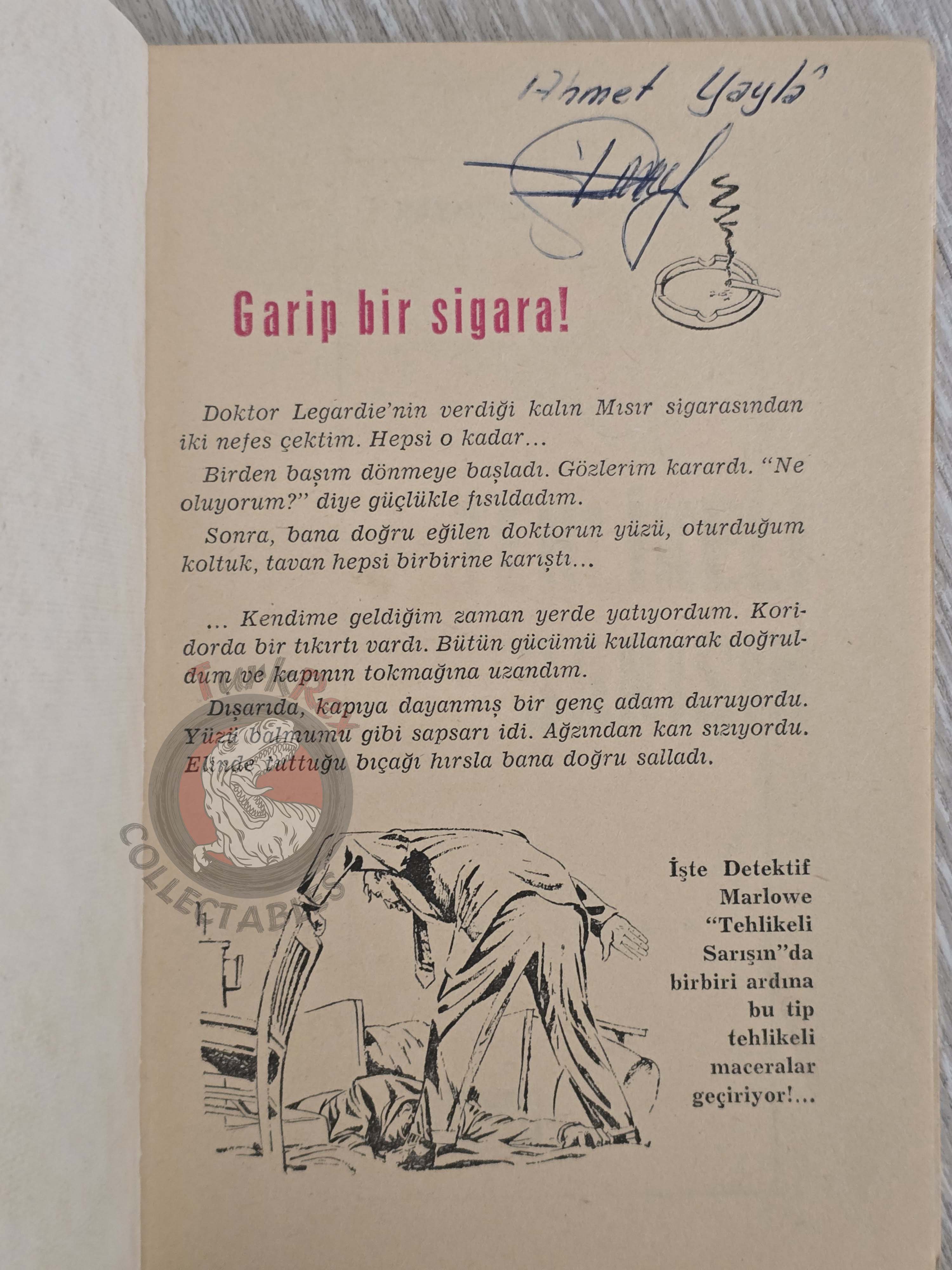 Raymond Chandler – The Little Sister 1963 1st Turkish Book Turkey