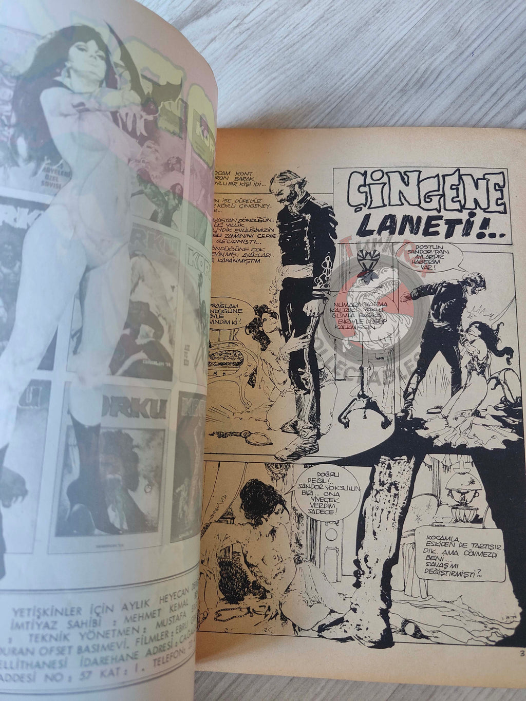Korku March 1975 Turkish Comic Turkey Vampirella #32 Warren Creepy Eerie