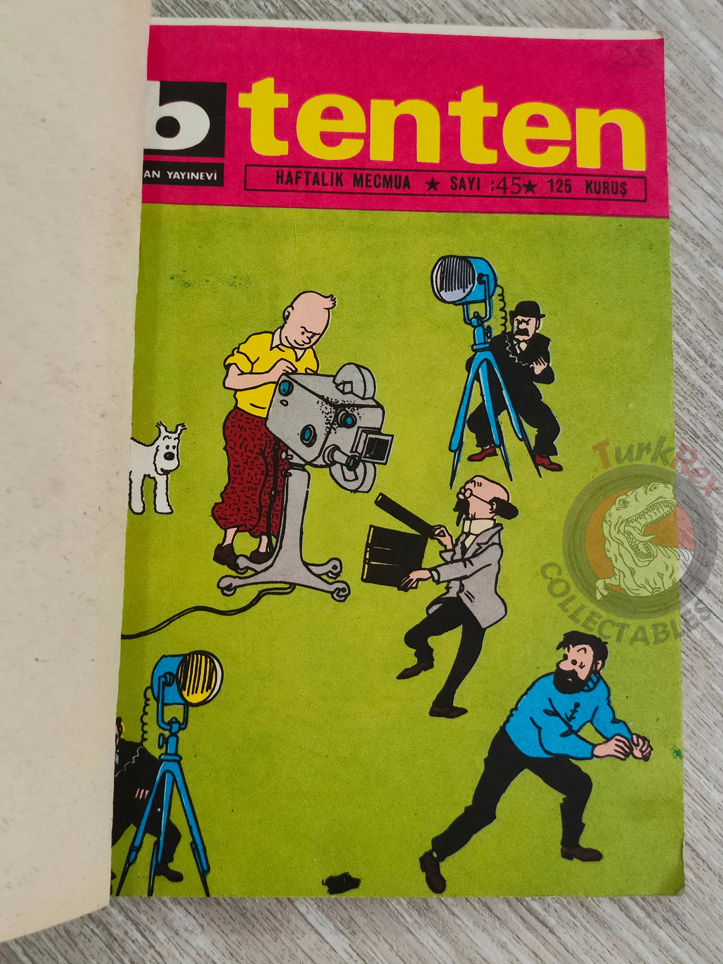 Tintin – King Ottokar's Sceptre 1973 Turkish Edition Comic Turkey
