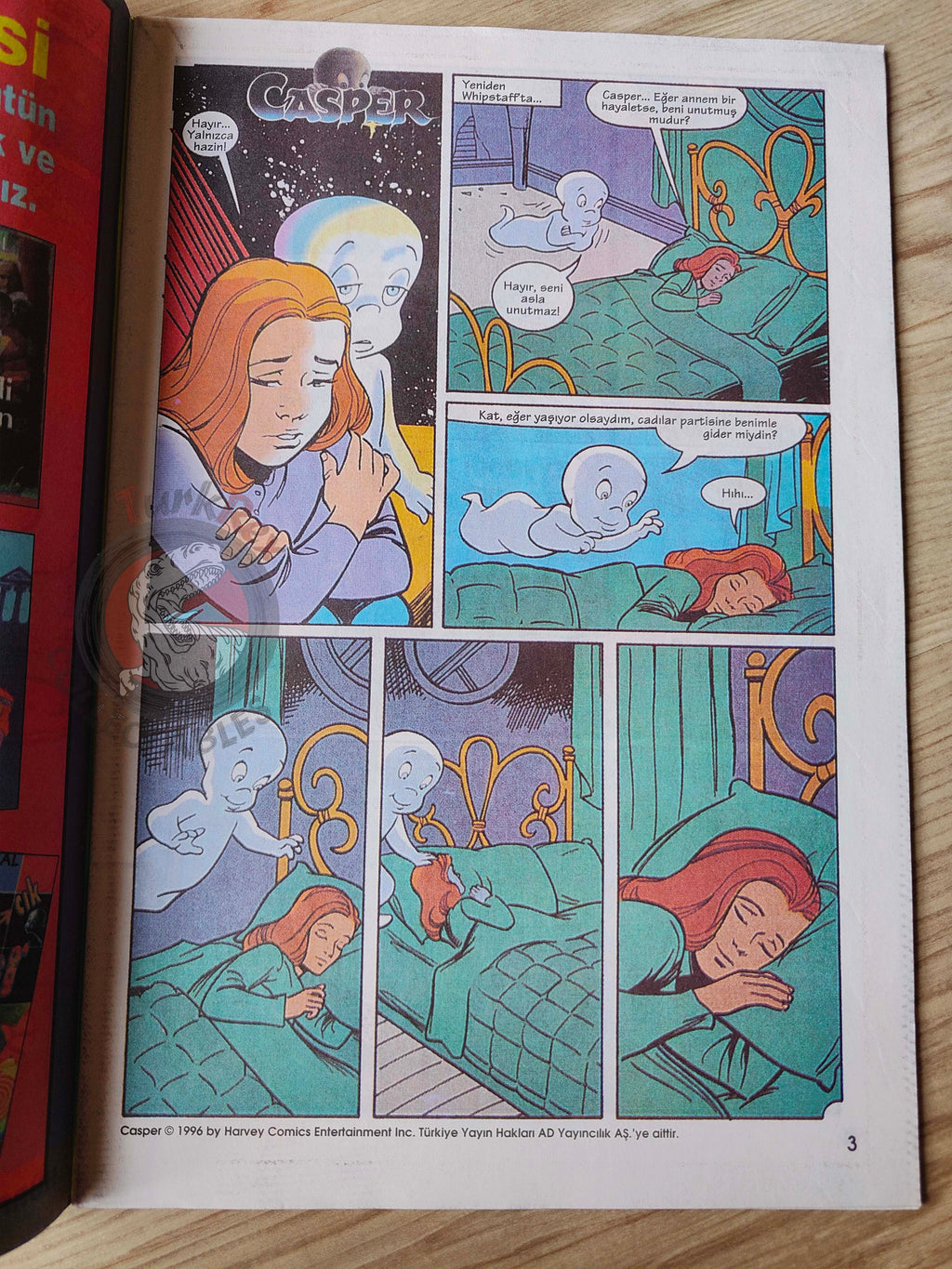 Casper the Friendly Ghost – Issue #2 1996 Turkish Comic Turkey