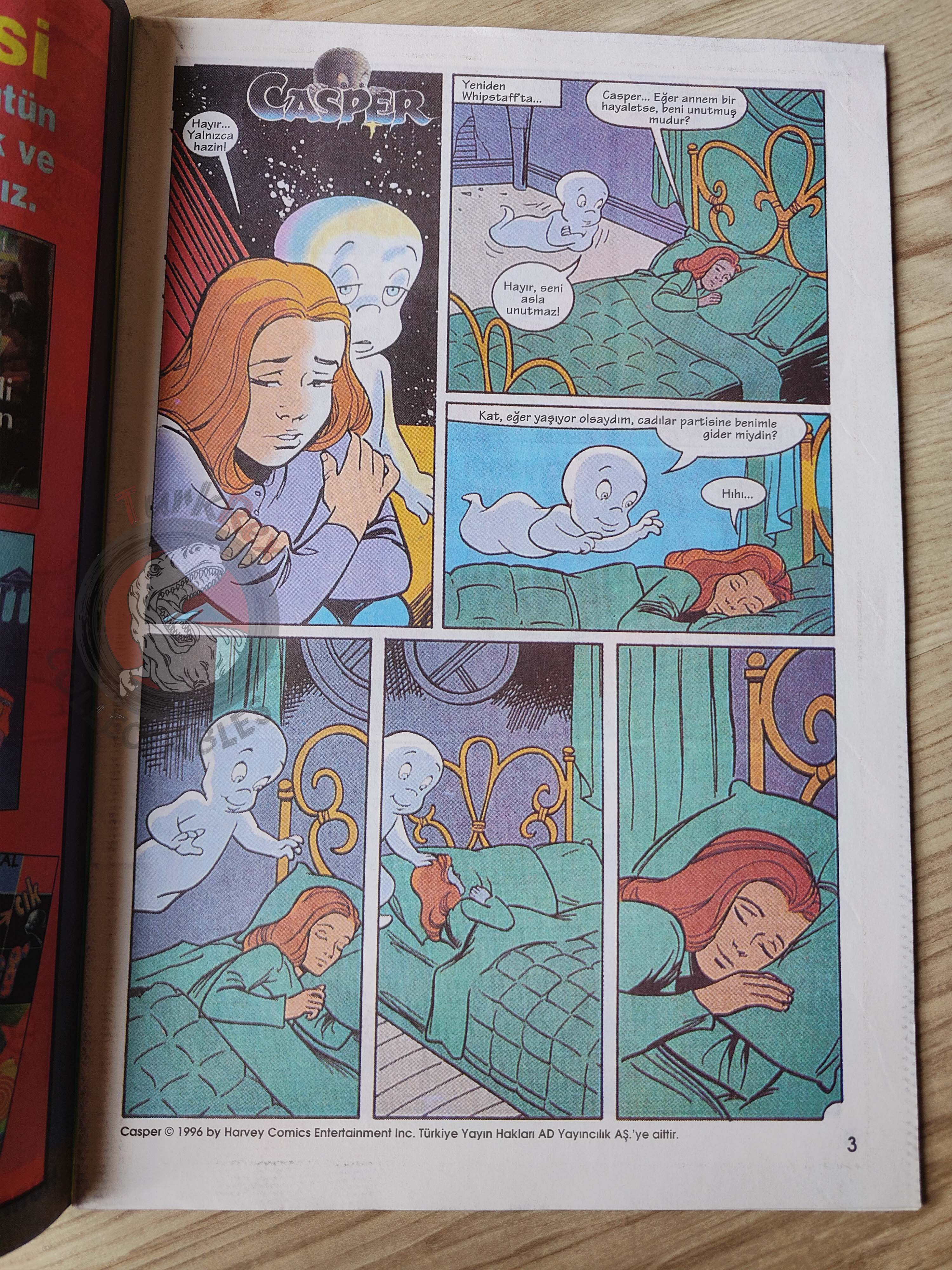 Casper the Friendly Ghost – Issue #2 1996 Turkish Comic Turkey