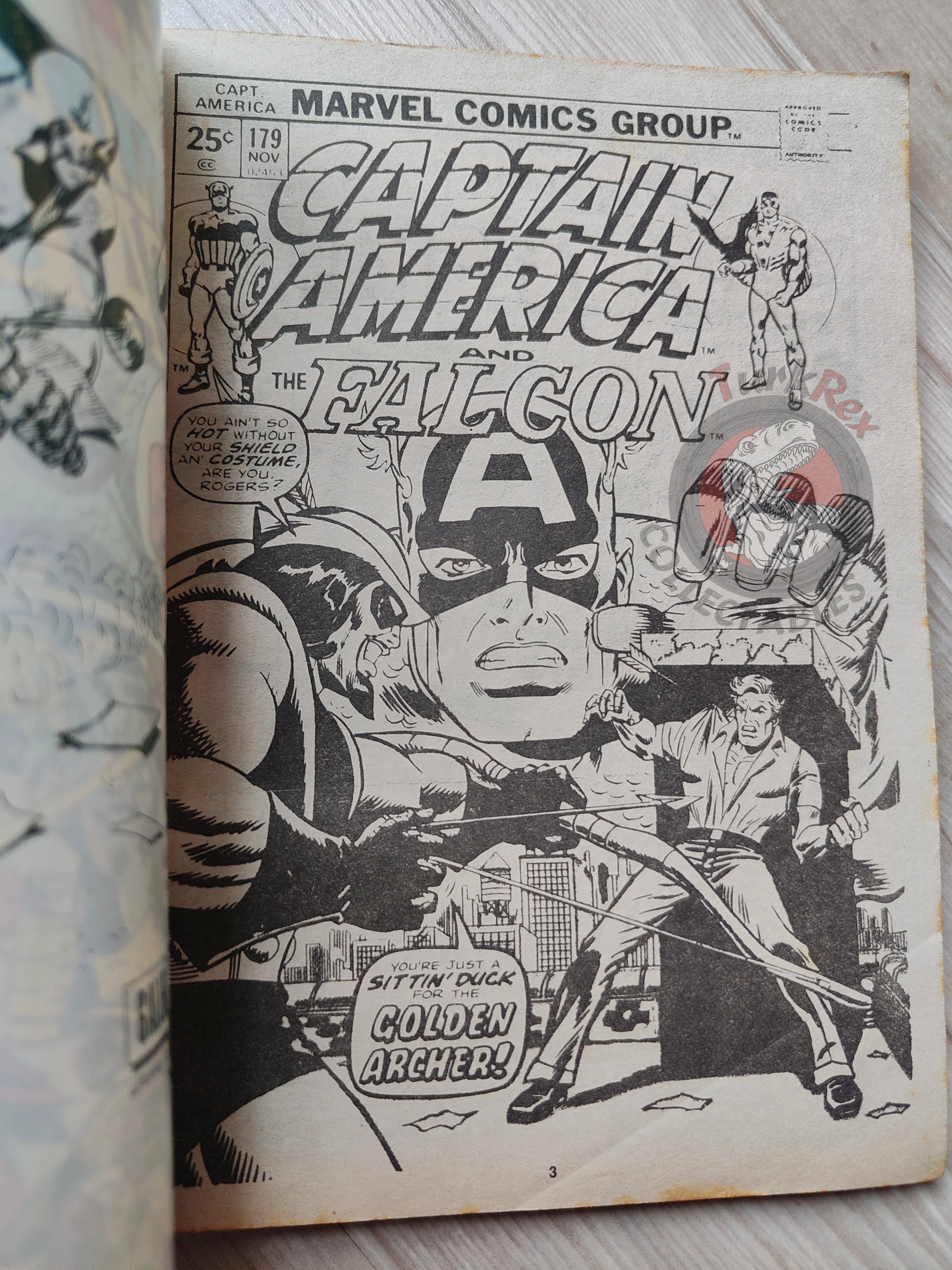 Captain America – Issue #7 1988 Turkish Comic Turkey #179 #180 #181 #182