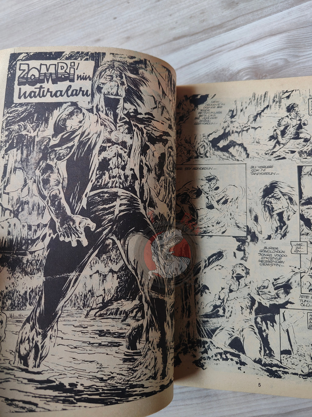 Tales of the Zombie Special Issue 1980s Turkish Comic Turkey Süper Korku Mag  #3 #6