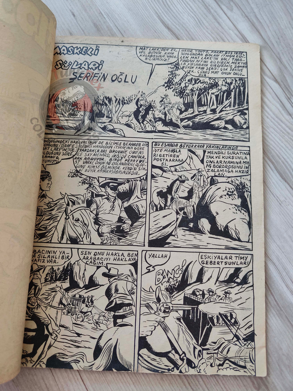 1001 Özel #149 1955 The Lone Ranger Turkish Comic Mag Turkey