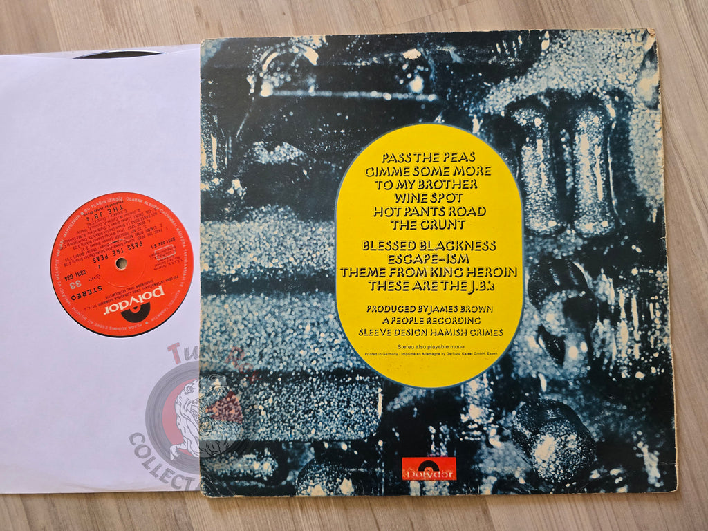 The J.B.'s – Pass The Peas Turkish Pressing Vinyl Turkey Edition