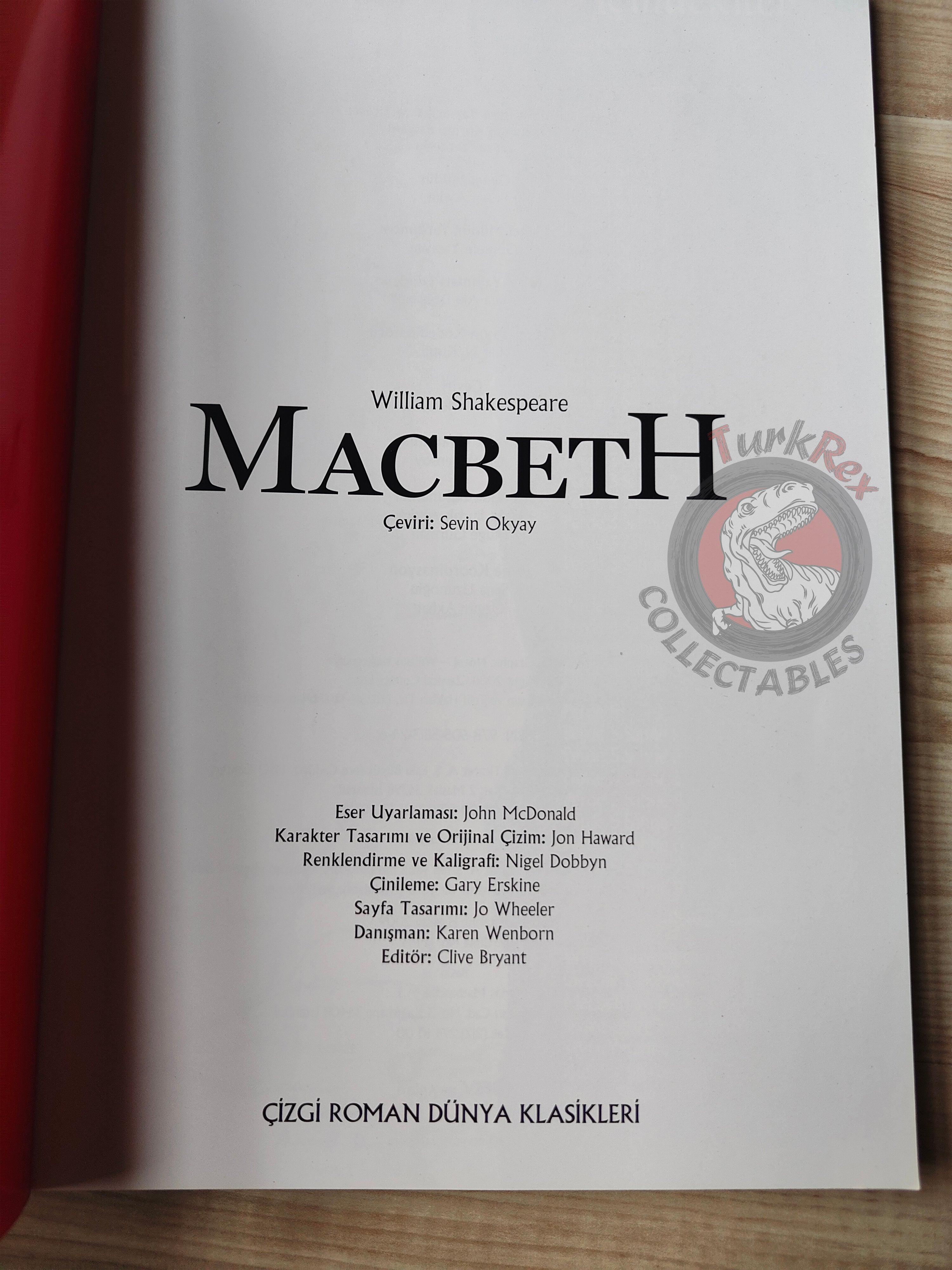 Macbeth – William Shakespeare Turkish Comic Turkey Jon Haward