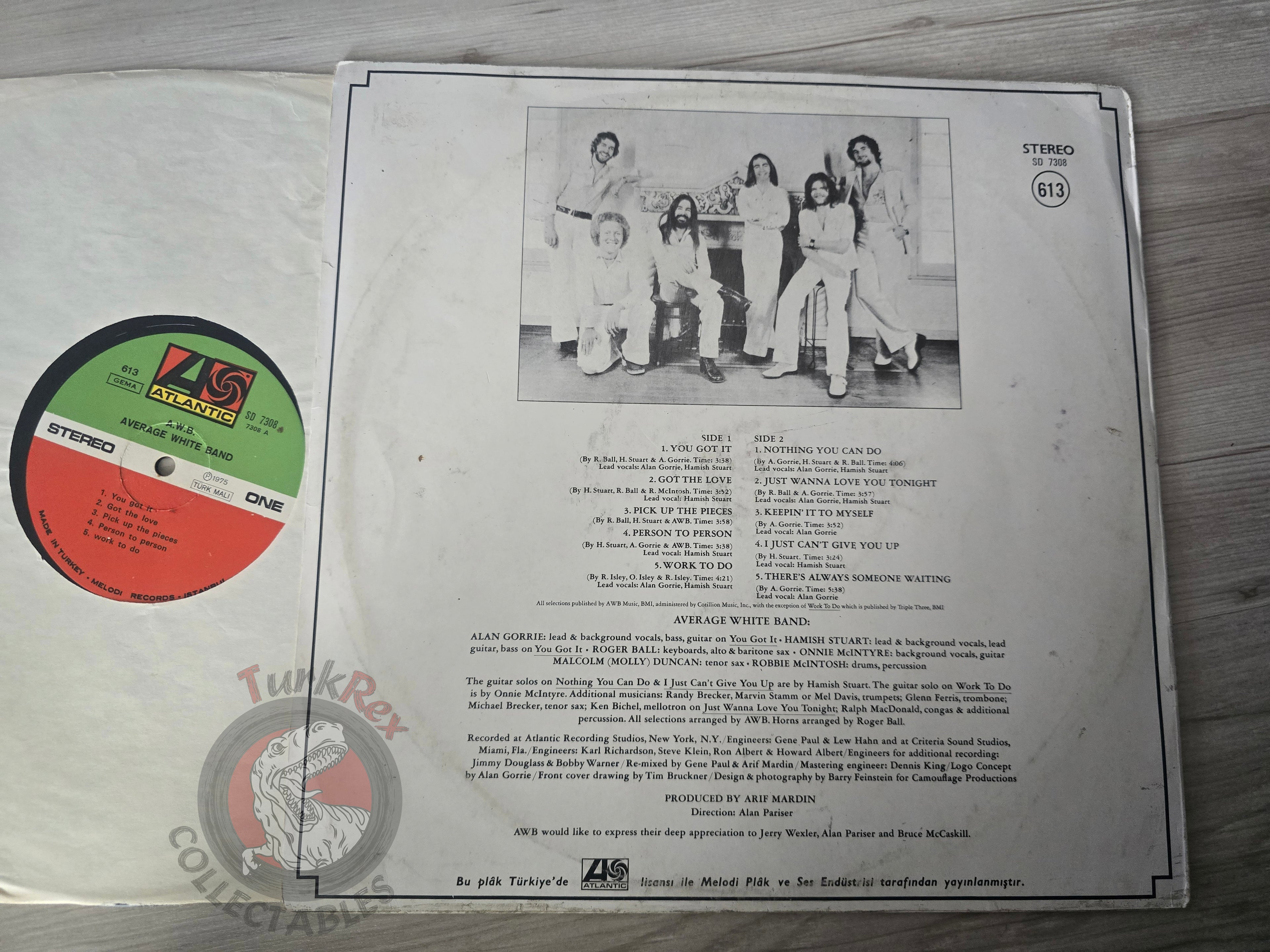 Average White Band – AWB Turkish Pressing Vinyl Turkey Edition