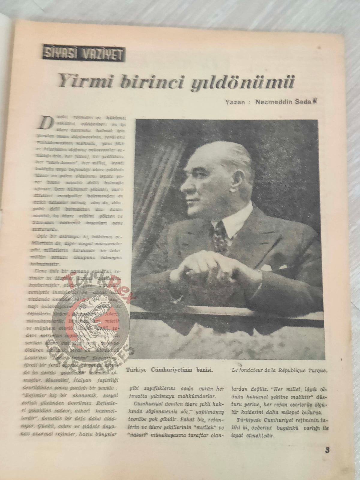Realite 1944 British Propaganda Mag Turkish Turkey French Greece Corinth Canal WW2 era Stafford Cripps Germany