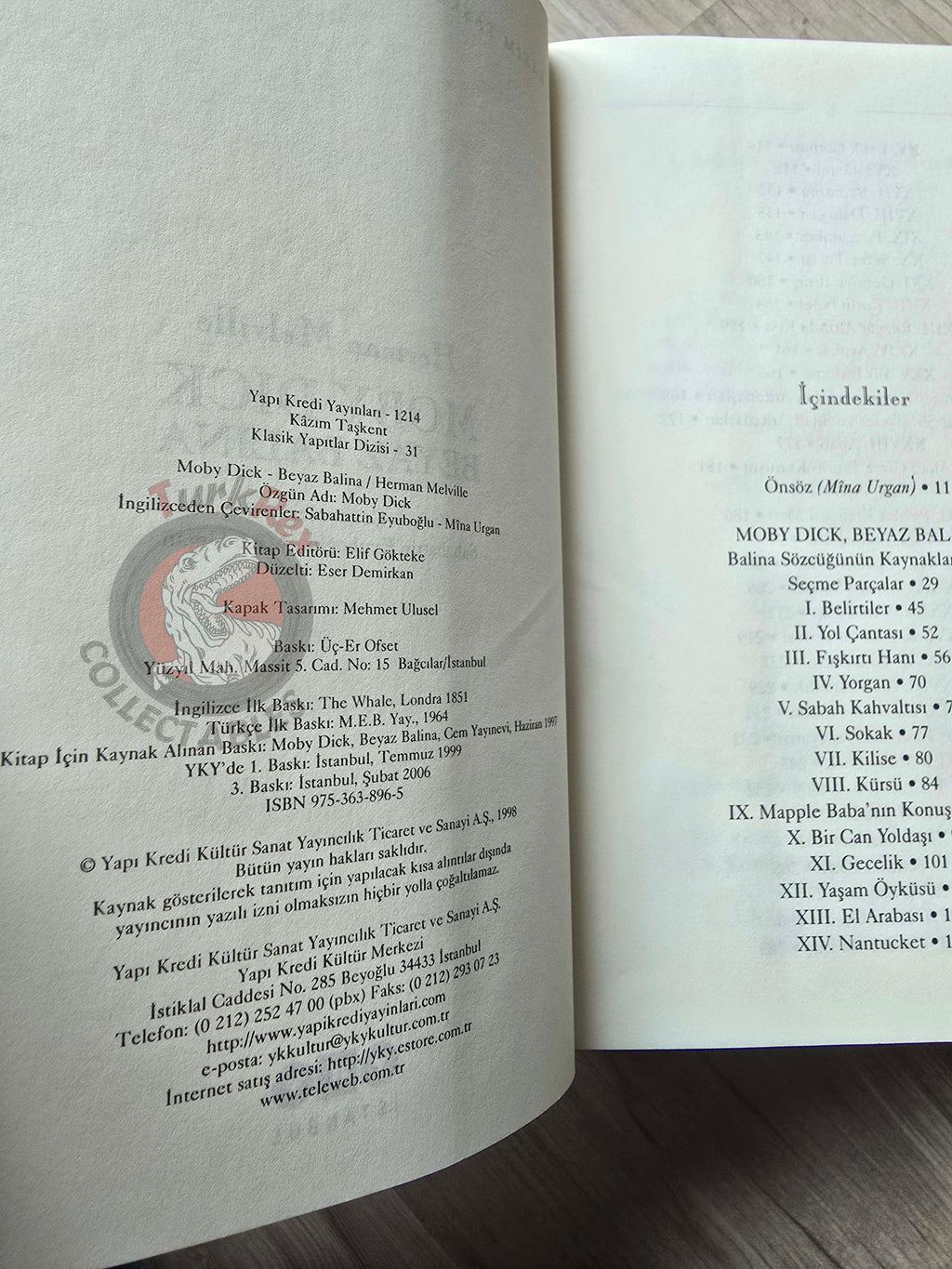 Herman Melville – Moby Dick 2006 Turkish Book Turkey