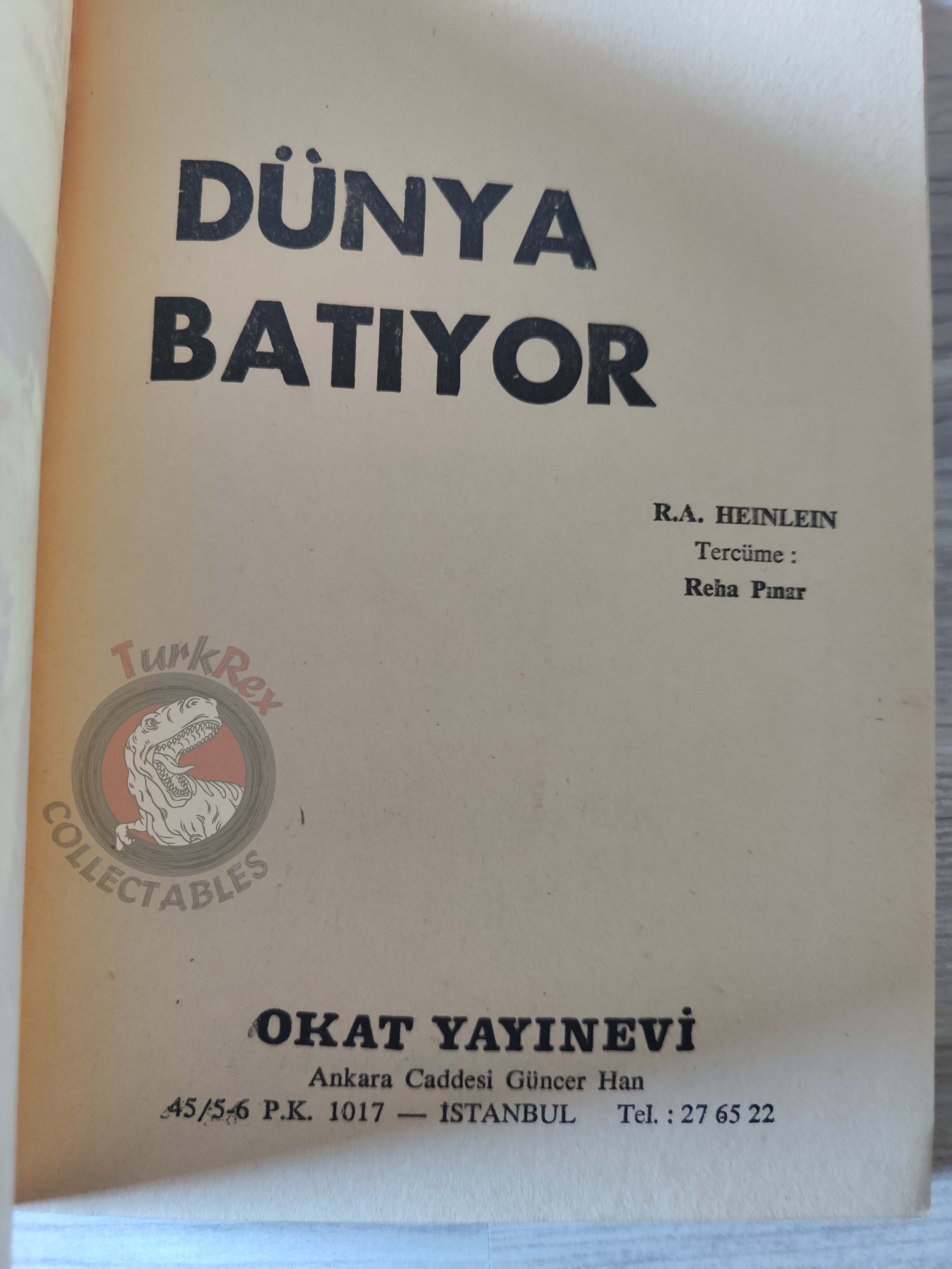 Wilson Tucker – The Long Loud Silence 1971 1st Turkish Book Turkey Heinlein