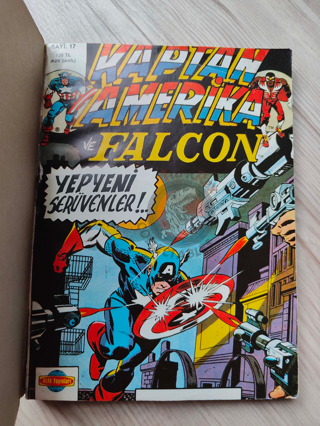 Captain America – Volume 9 1989 Turkish Comic Turkey Falcon
