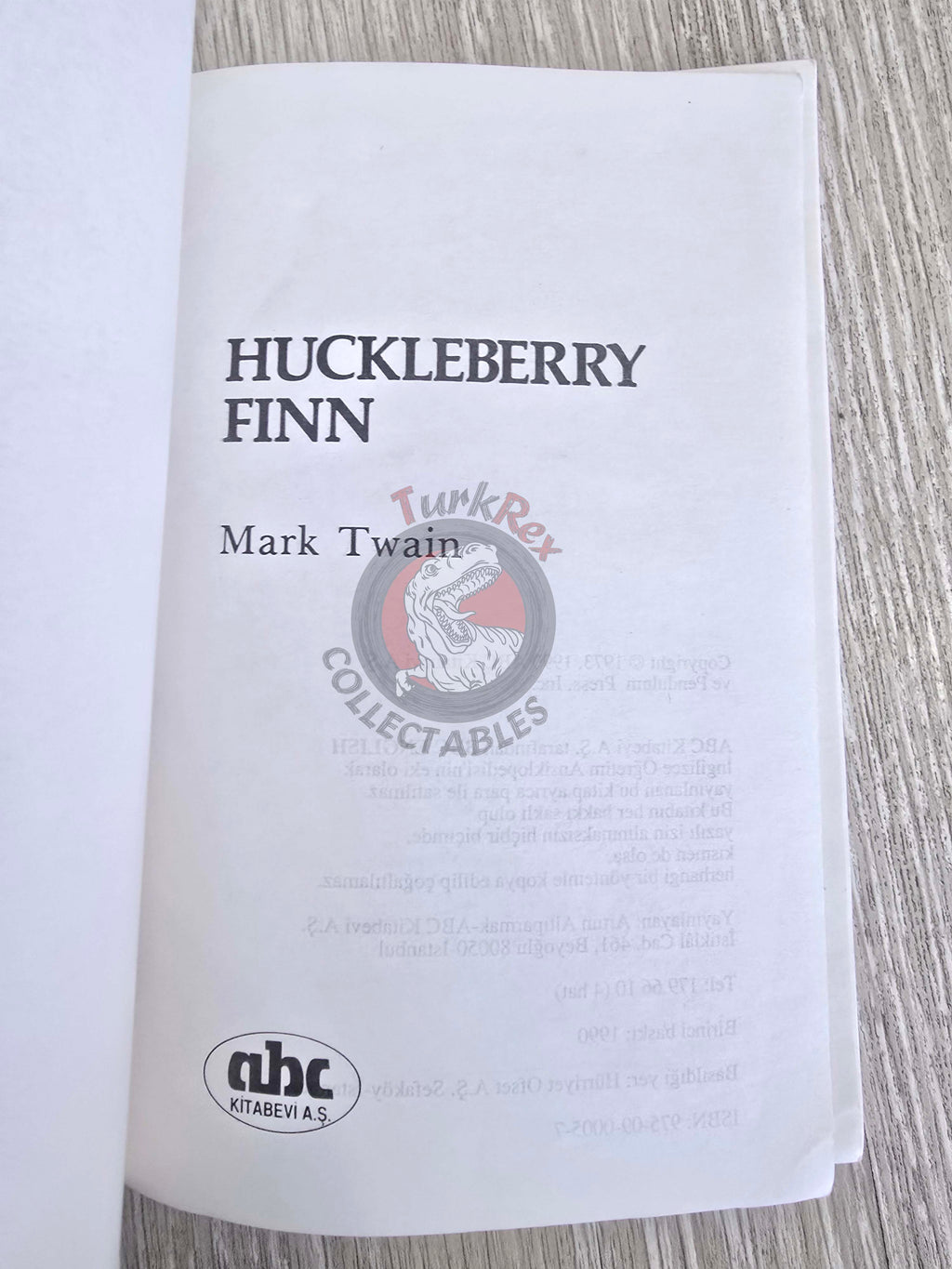 Mark Twain – Huckleberry Finn Now Age Books Illustrated Series 1990 Turkey Comic English