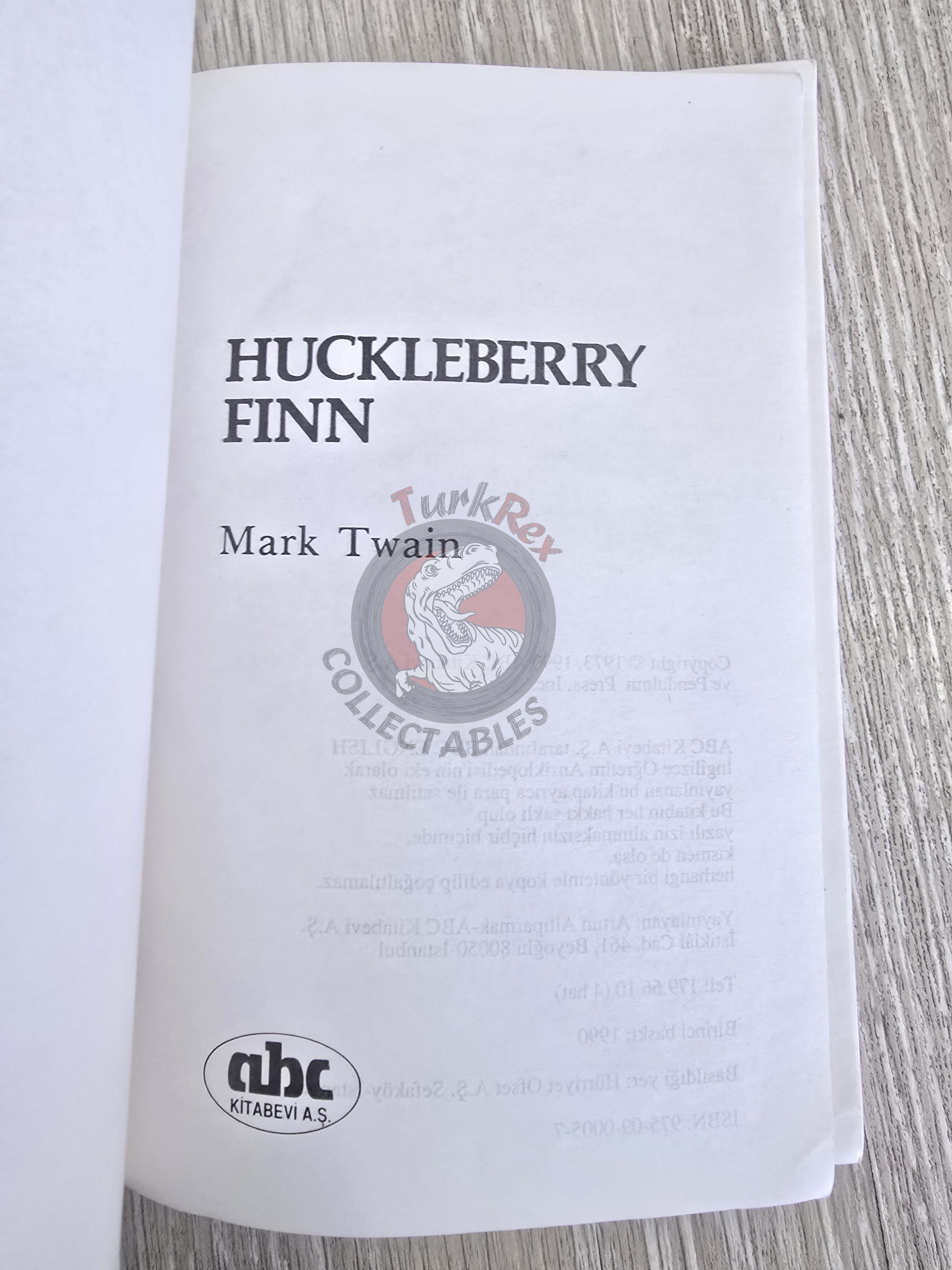 Mark Twain – Huckleberry Finn Now Age Books Illustrated Series 1990 Turkey Comic English
