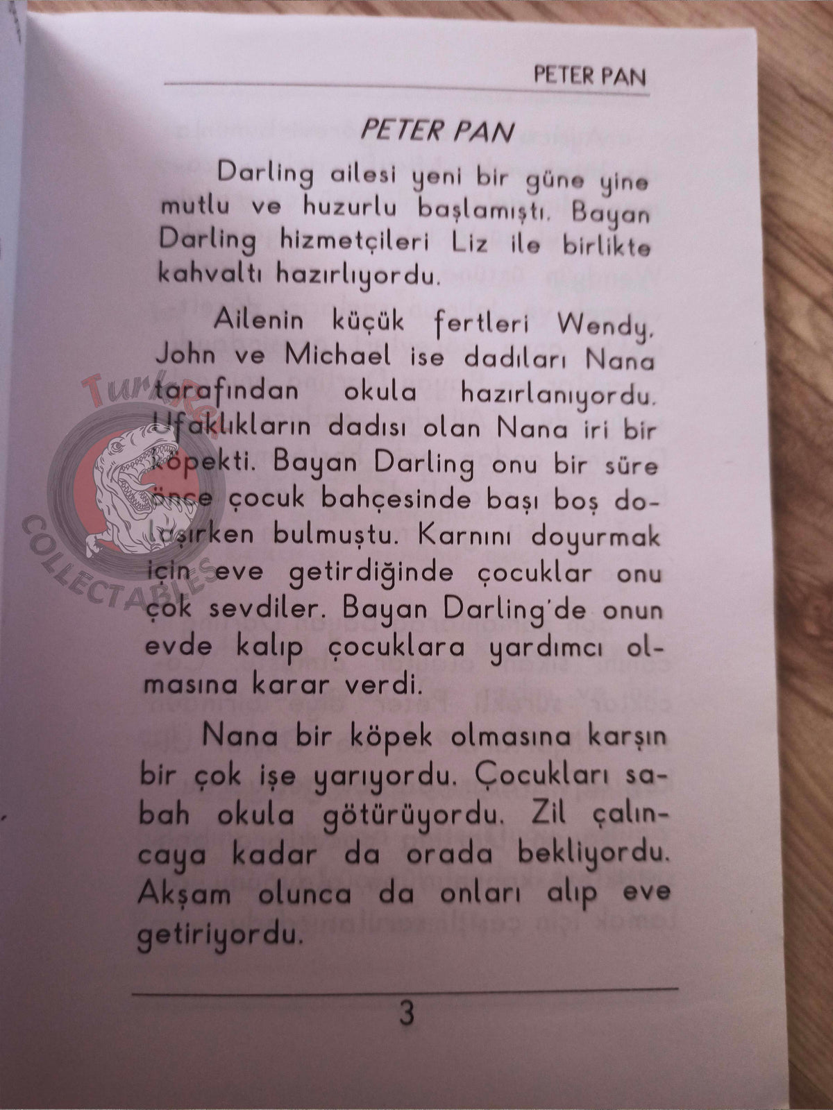 J. M. Barrie – Peter Pan 2004 Turkish Book Turkey Illustrated