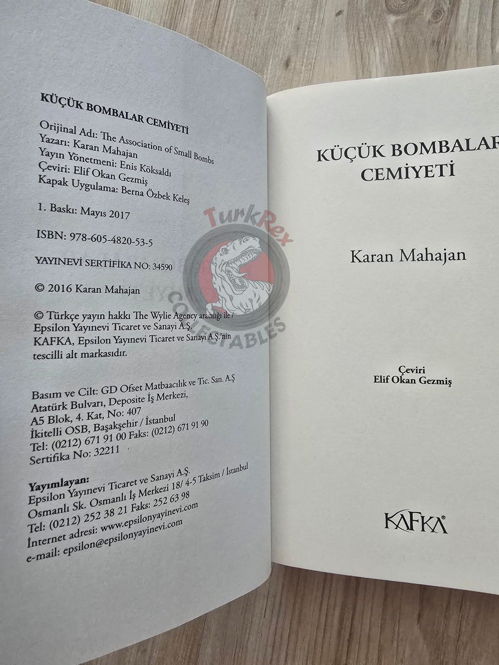 Karan Mahajan – The Association of Small Bombs 2017 Turkish Book Turkey