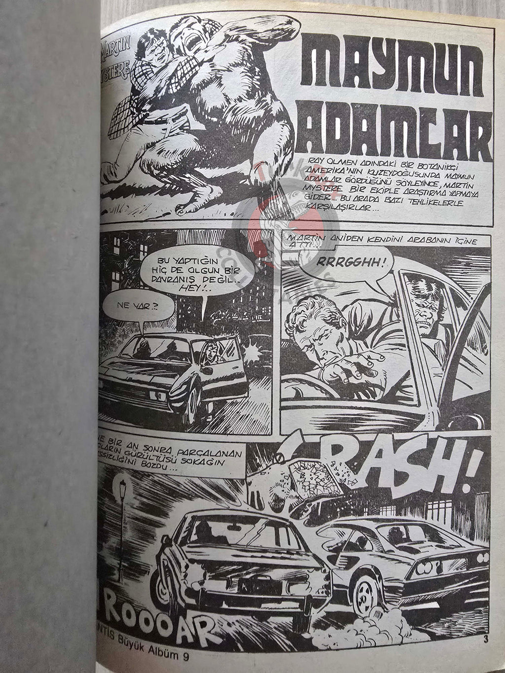 Martin Mystère #9 L’uomo dei Boschi 80s Turkish Comic Turkey #32 #24