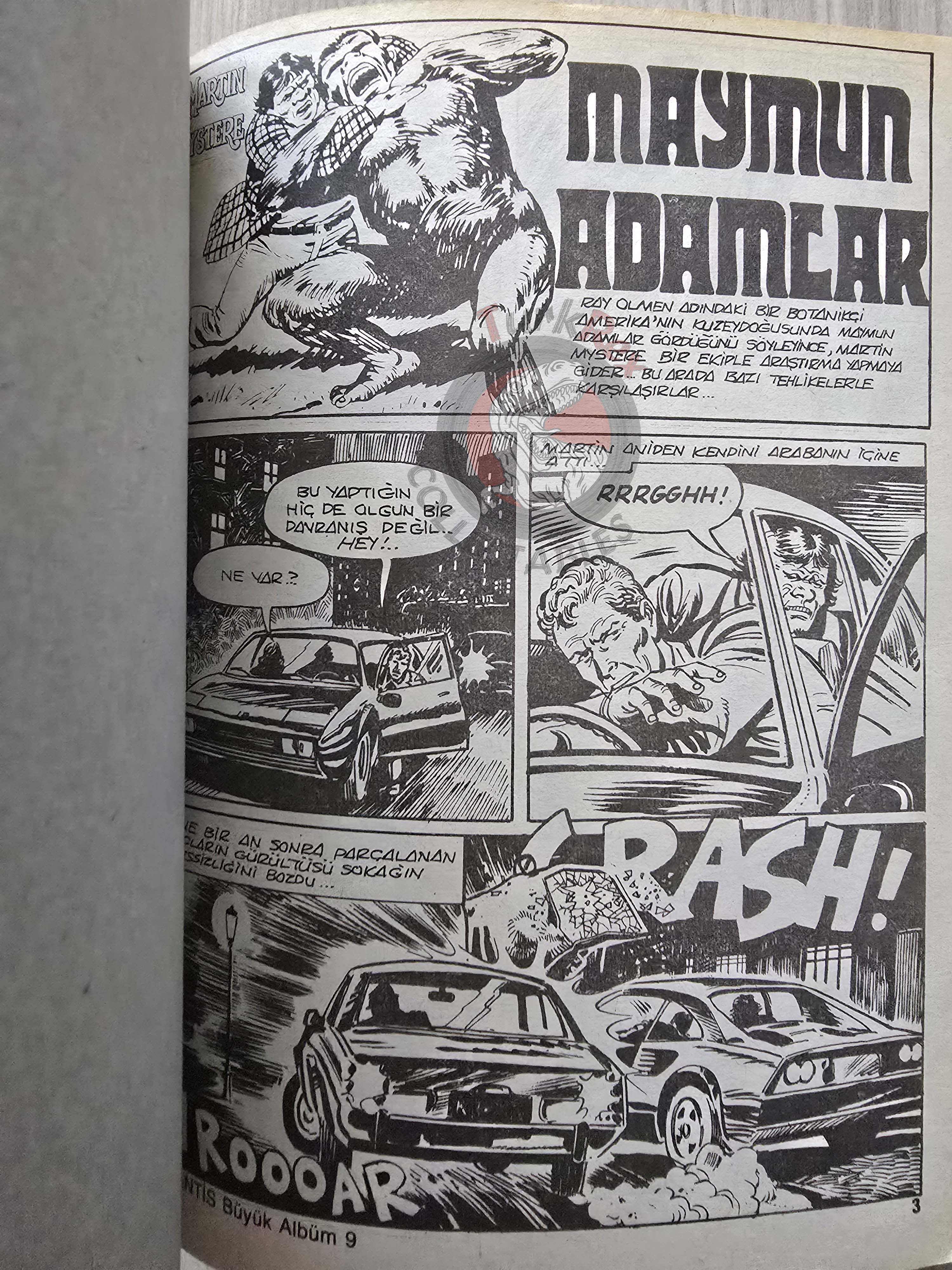 Martin Mystère #9 L’uomo dei Boschi 80s Turkish Comic Turkey #32 #24