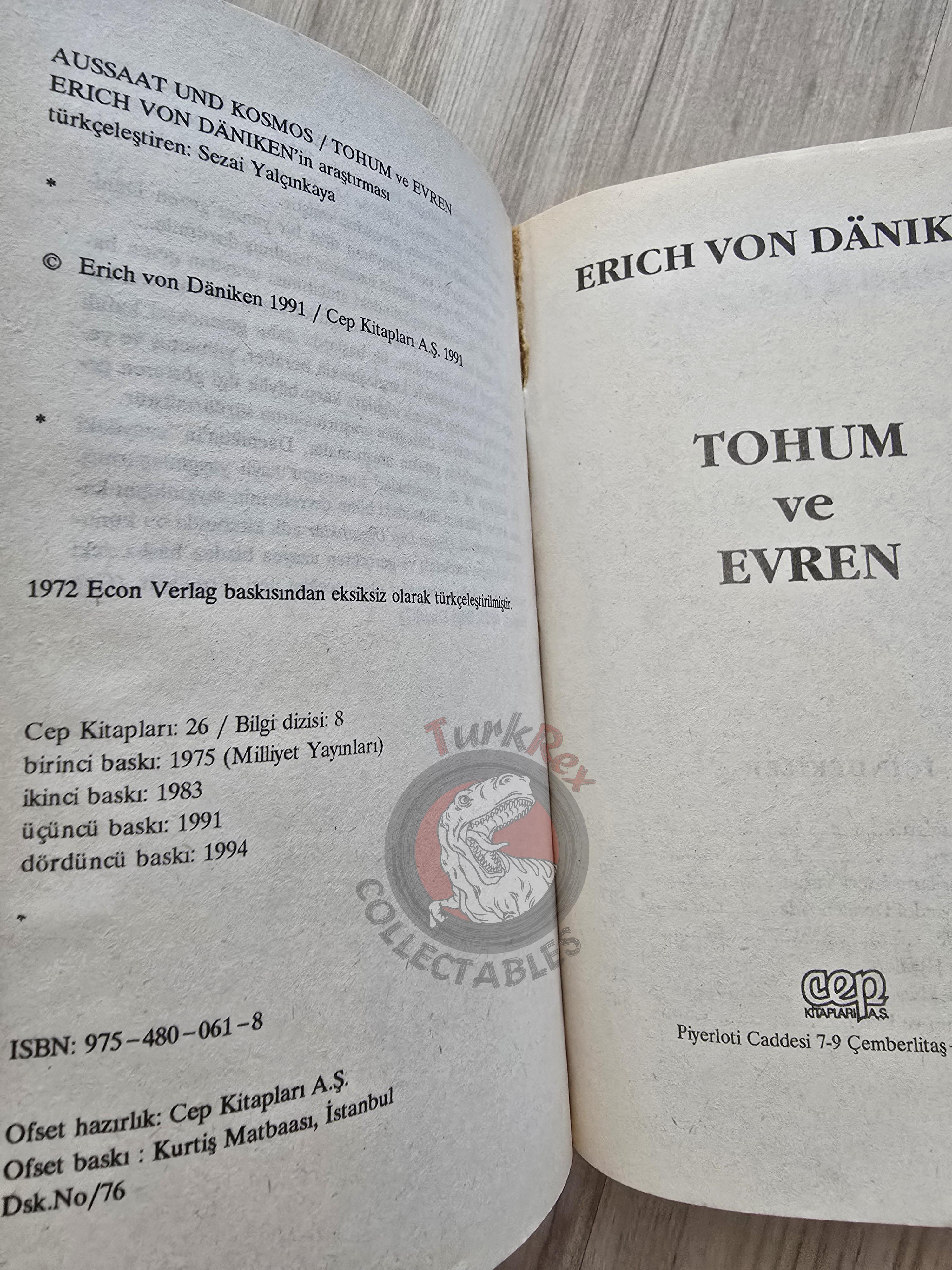 Erich von Däniken – The Gold of the Gods 1994 Turkish Book Turkey Ufology