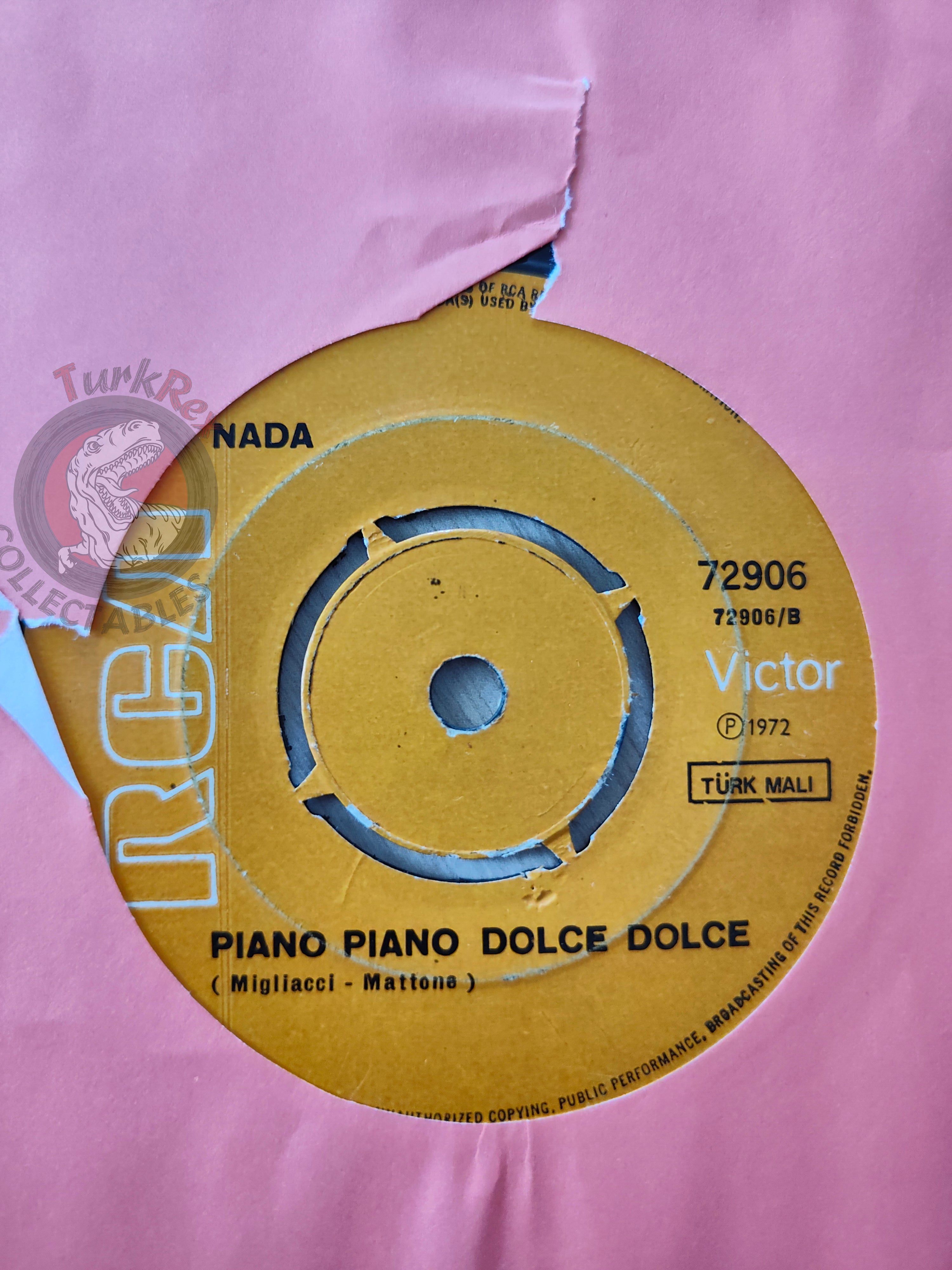 Nada  – Il Re Di Denari 7" Turkish Pressing Vinyl Turkey Edition Sanremo