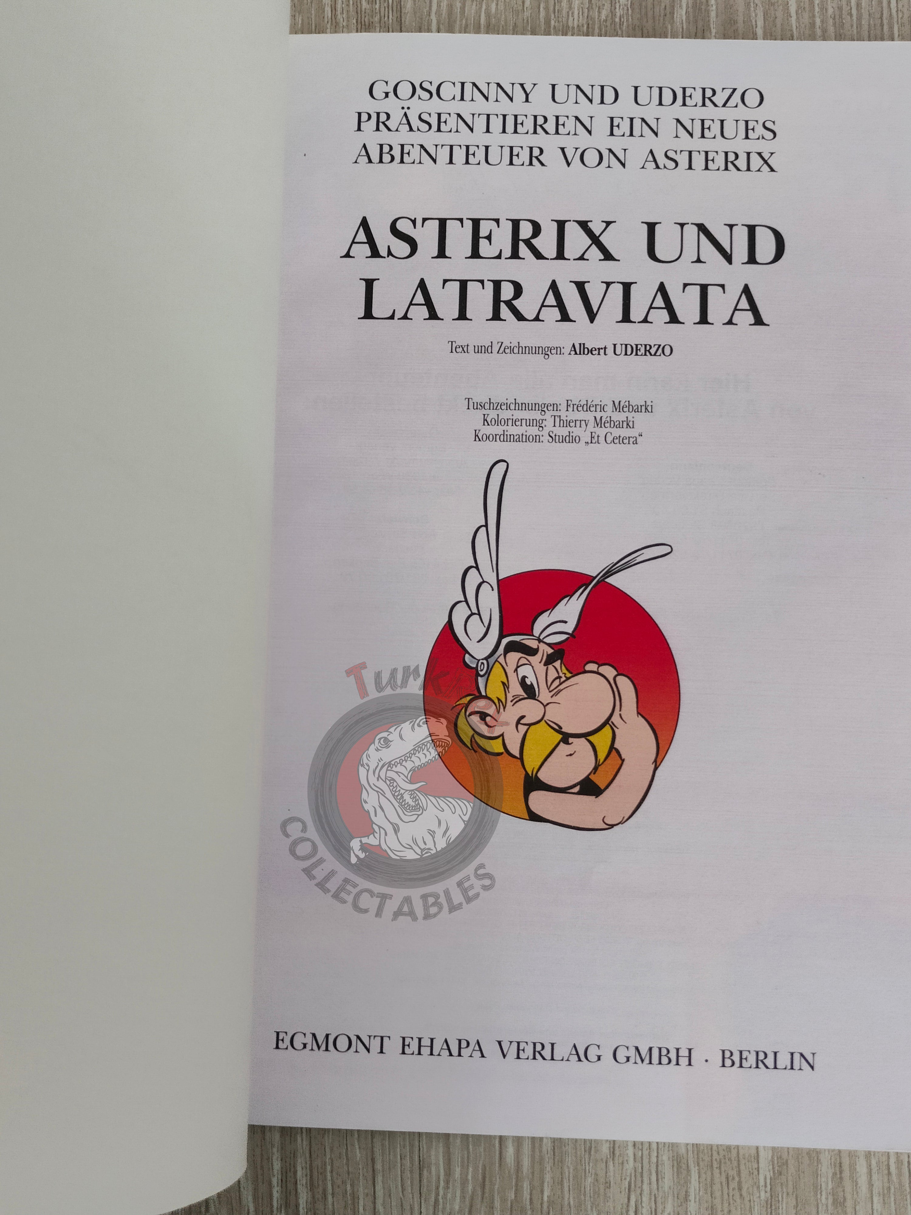 Asterix – Asterix and the Actress 2001 1st Edition German Comic Germany