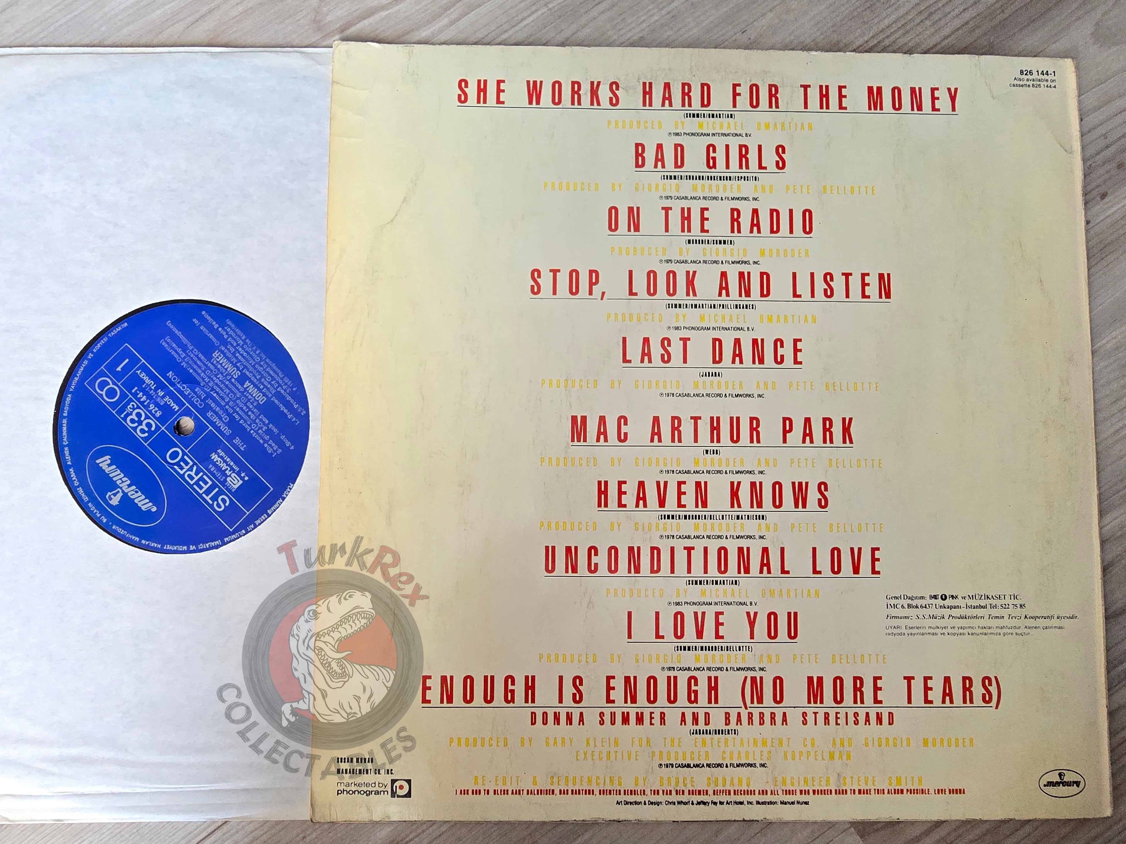 Donna Summer – The Summer Collection Turkish Pressing Vinyl Turkey Edition