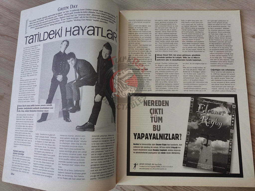 Roll 2005 John Lennon Turkish Mag Turkey The Beatles Van Morrison Green Day Bob Dylan