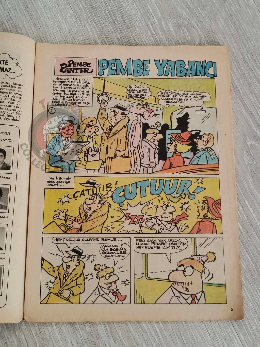 Tercüman Çocuk #45 1982 Turkish Comic Turkey Star Wars #29 Pink Panther Tounga