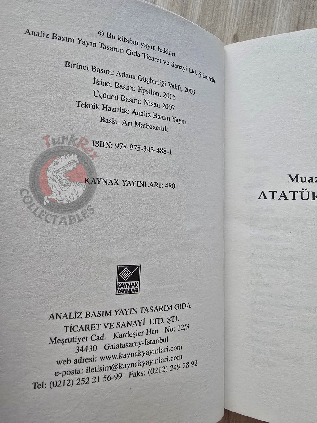 Muazzez İlmiye Çığ – Atatürk's Thoughts 2007 Turkish Book Turkey Ataturk