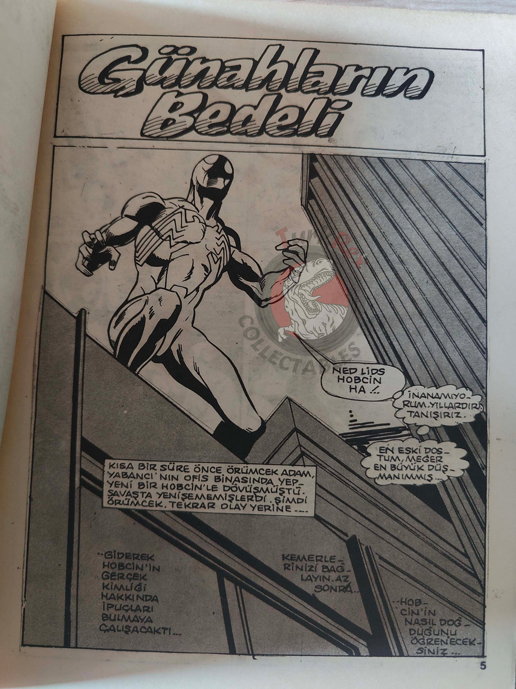 Spider-Man #104 1989 Turkish Comic Turkey Web of #30 Amazing #296 #297 Ka-Zar #22