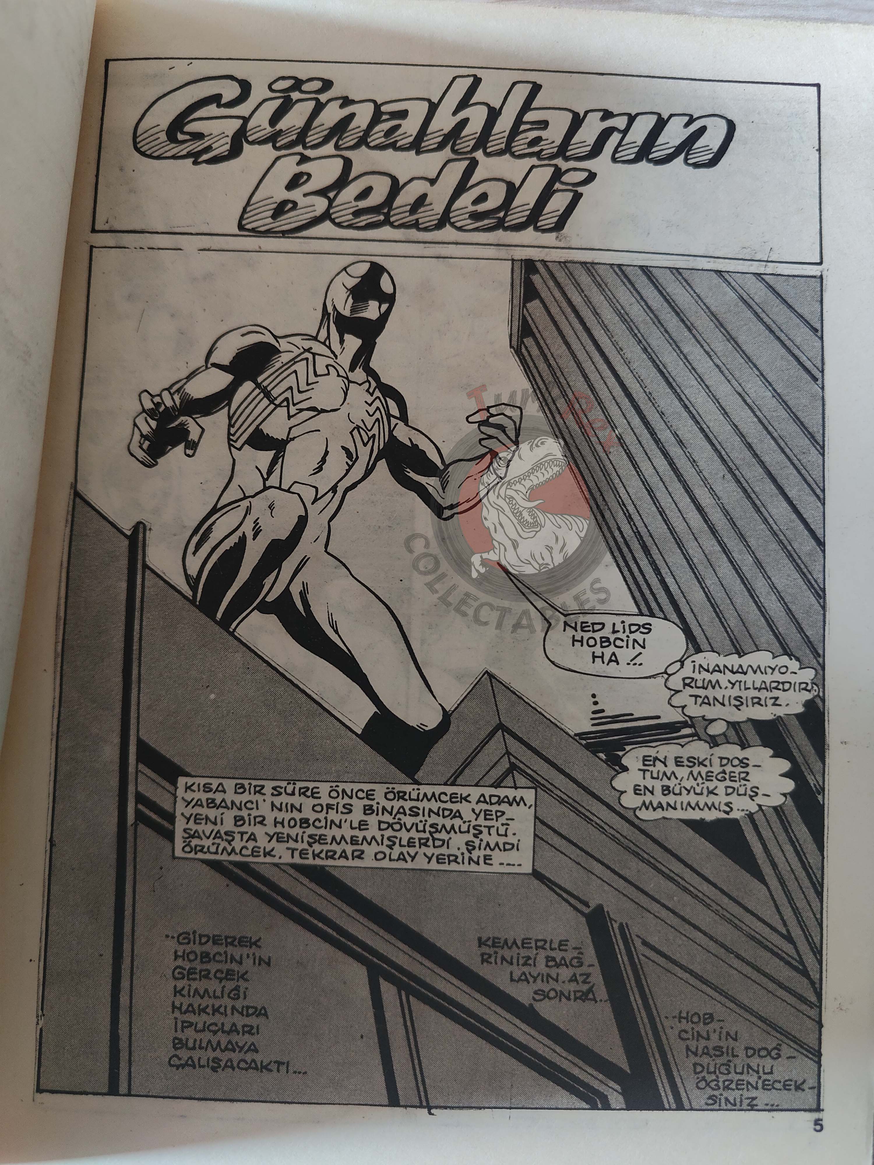 Spider-Man #104 1989 Turkish Comic Turkey Web of #30 Amazing #296 #297 Ka-Zar #22