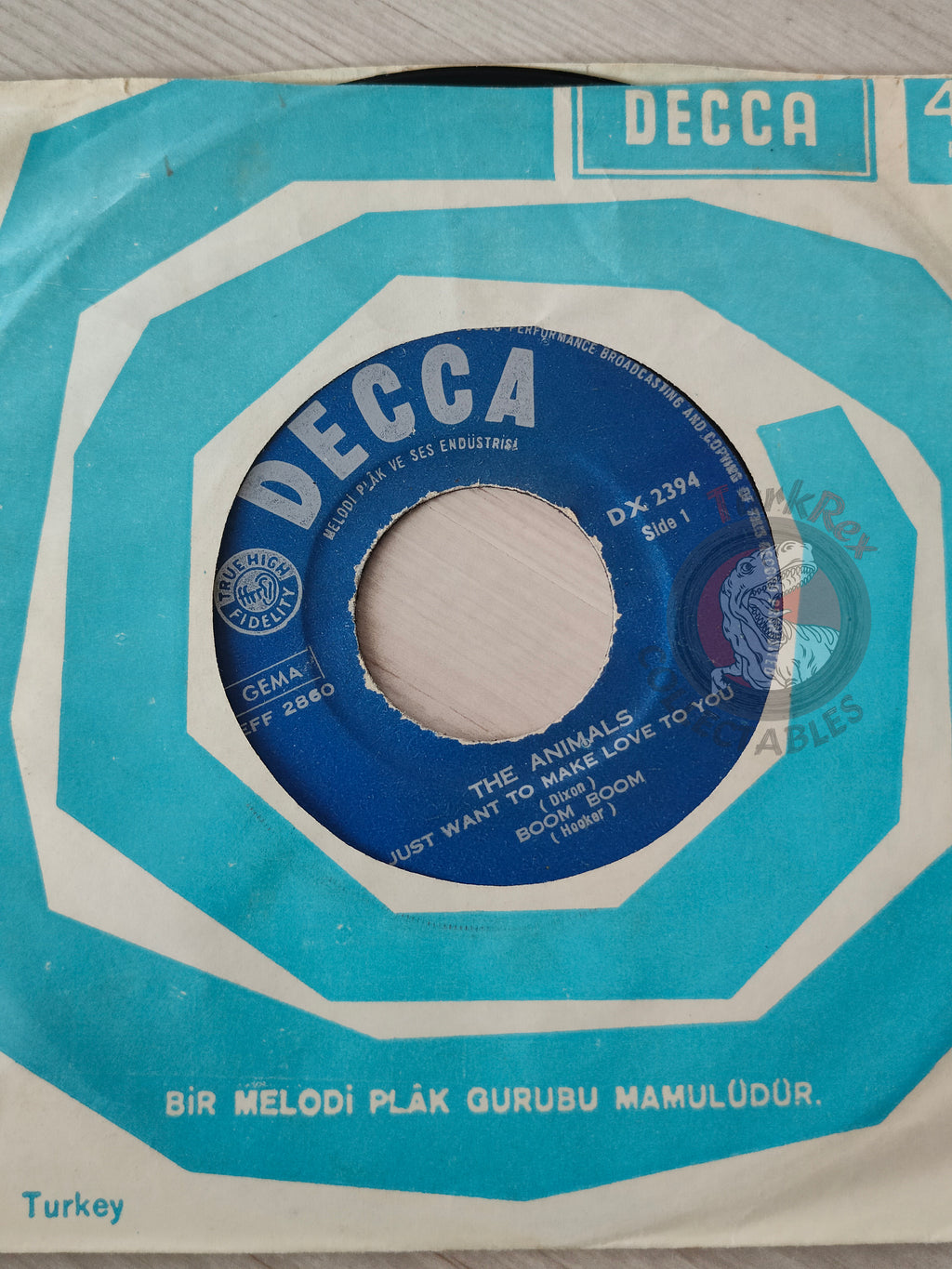 The Animals – In The Beginning There Was Early Animals 7" Turkish Pressing Vinyl Turkey Edition