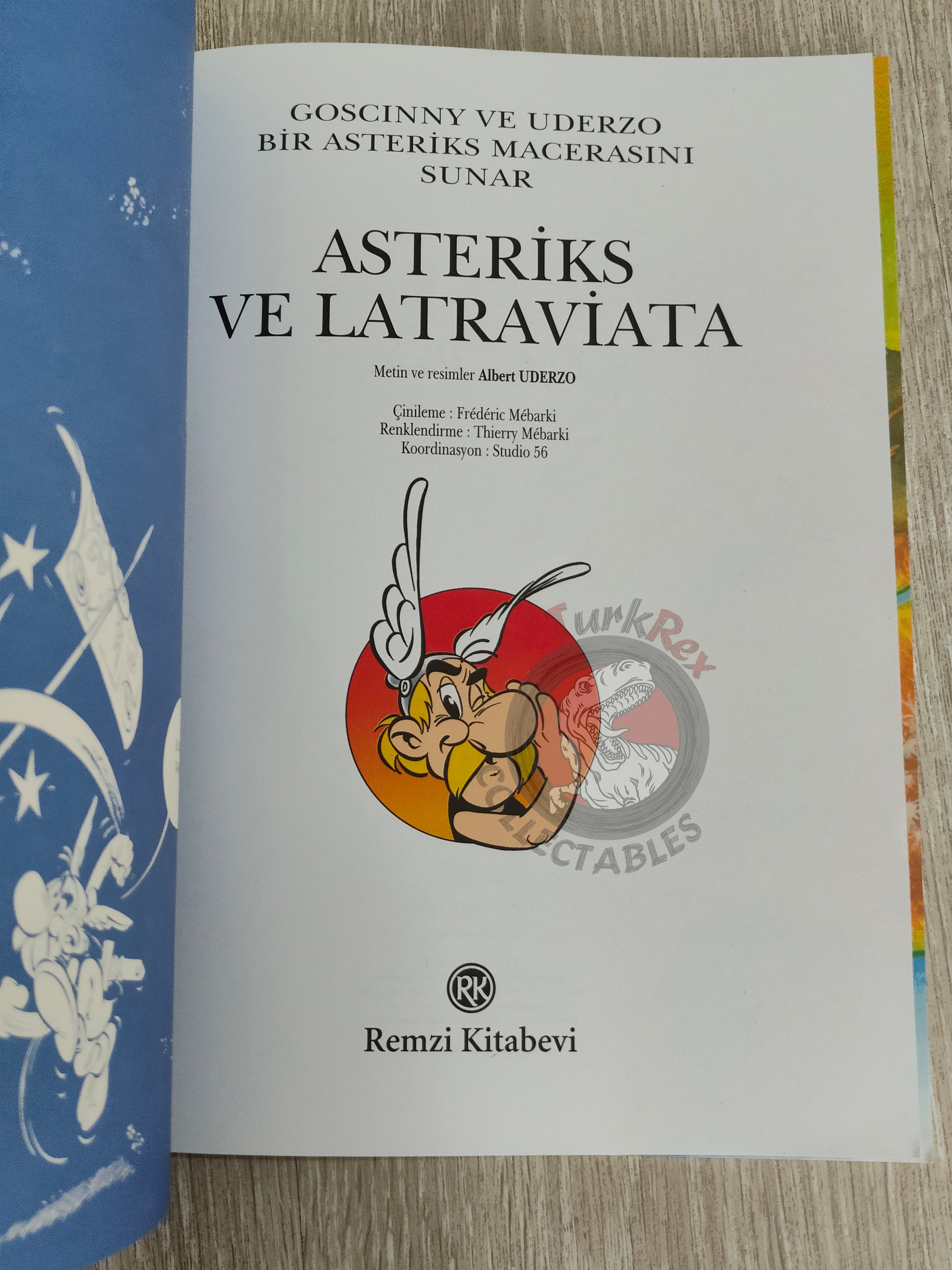 Asterix – Asterix and the Actress 2007 1st Edition Turkish Edition Comic Turkey