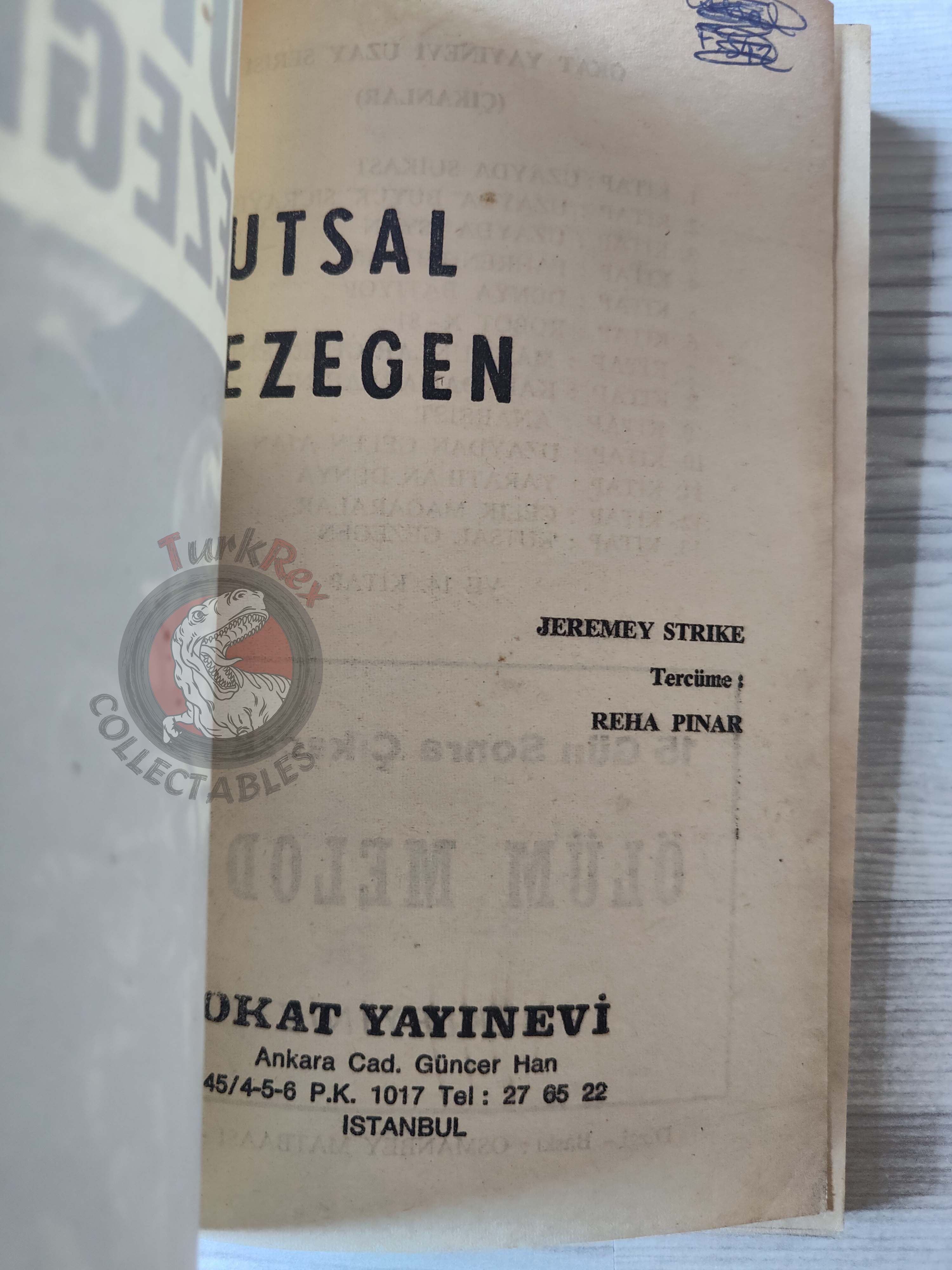 Jeremy Strike – Promising Planet: Flower of Doradil 1971 1st Turkish Book Turkey