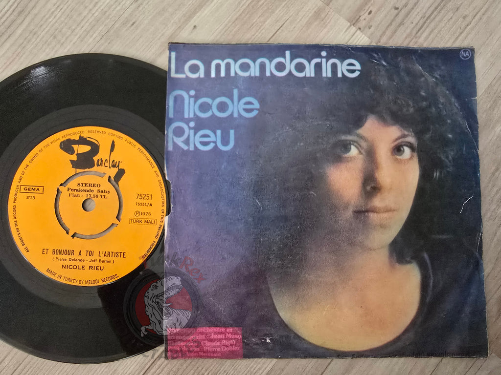 Nicole Rieu – Et Bonjour À Toi L'Artiste 7" Turkish Pressing Vinyl Turkey Edition Eurovision