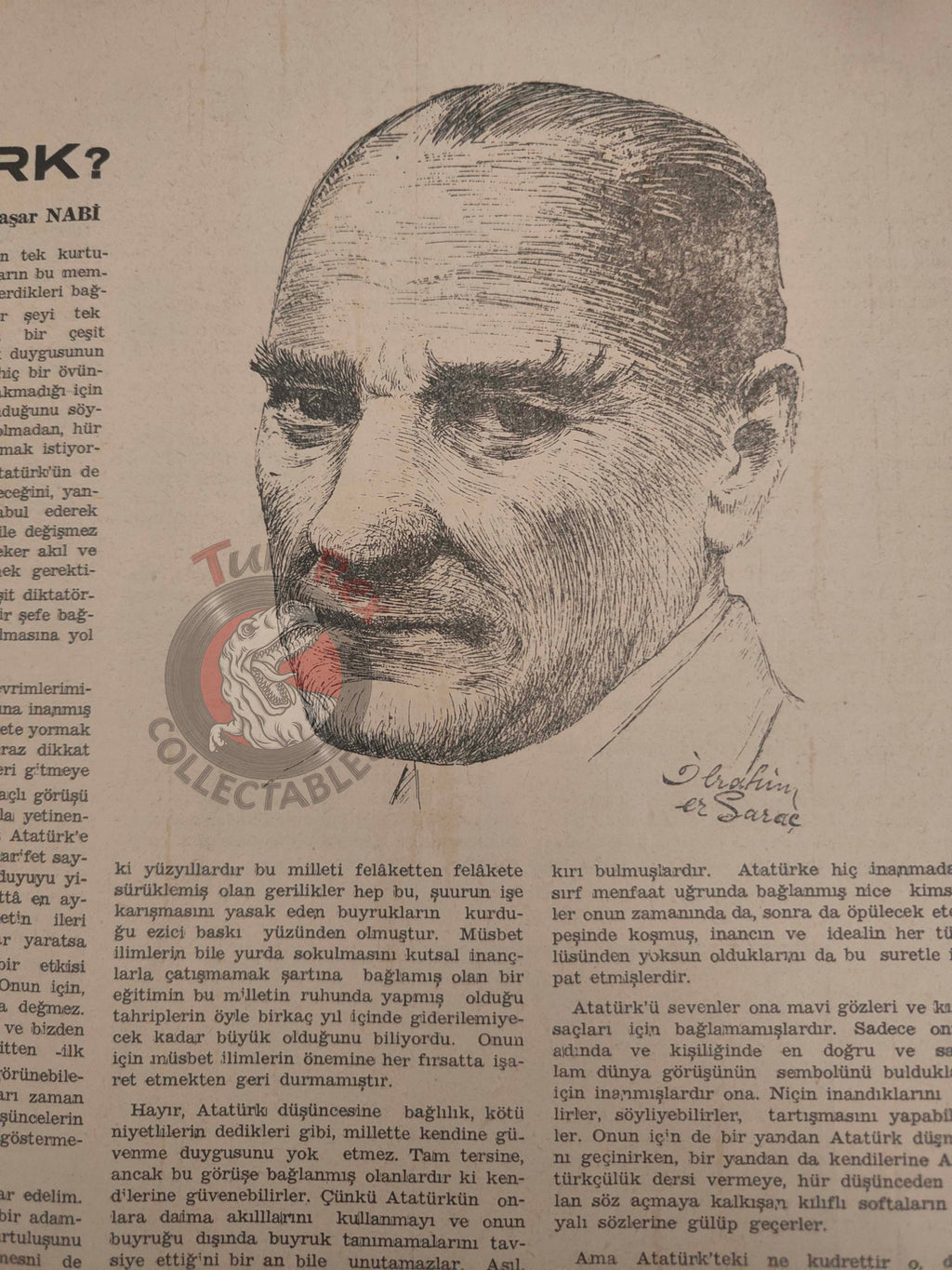 Varlık 1956 Atatürk Turkish Literary Mag Turkey Ataturk