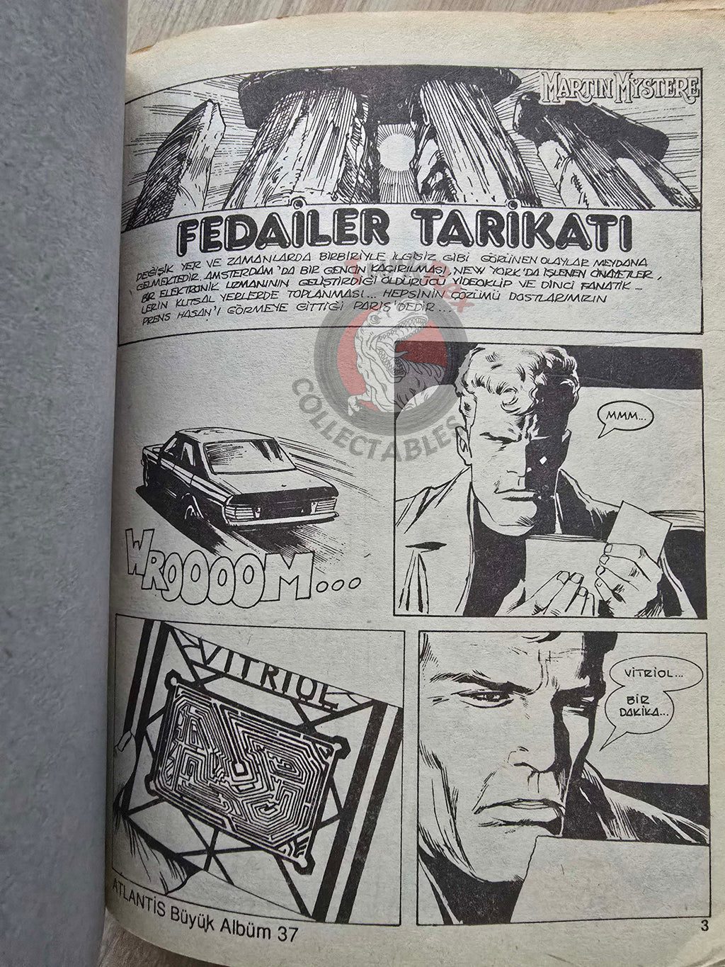 Martin Mystère #37 Sonno Mortale 80s Turkish Comic Turkey #88 #91