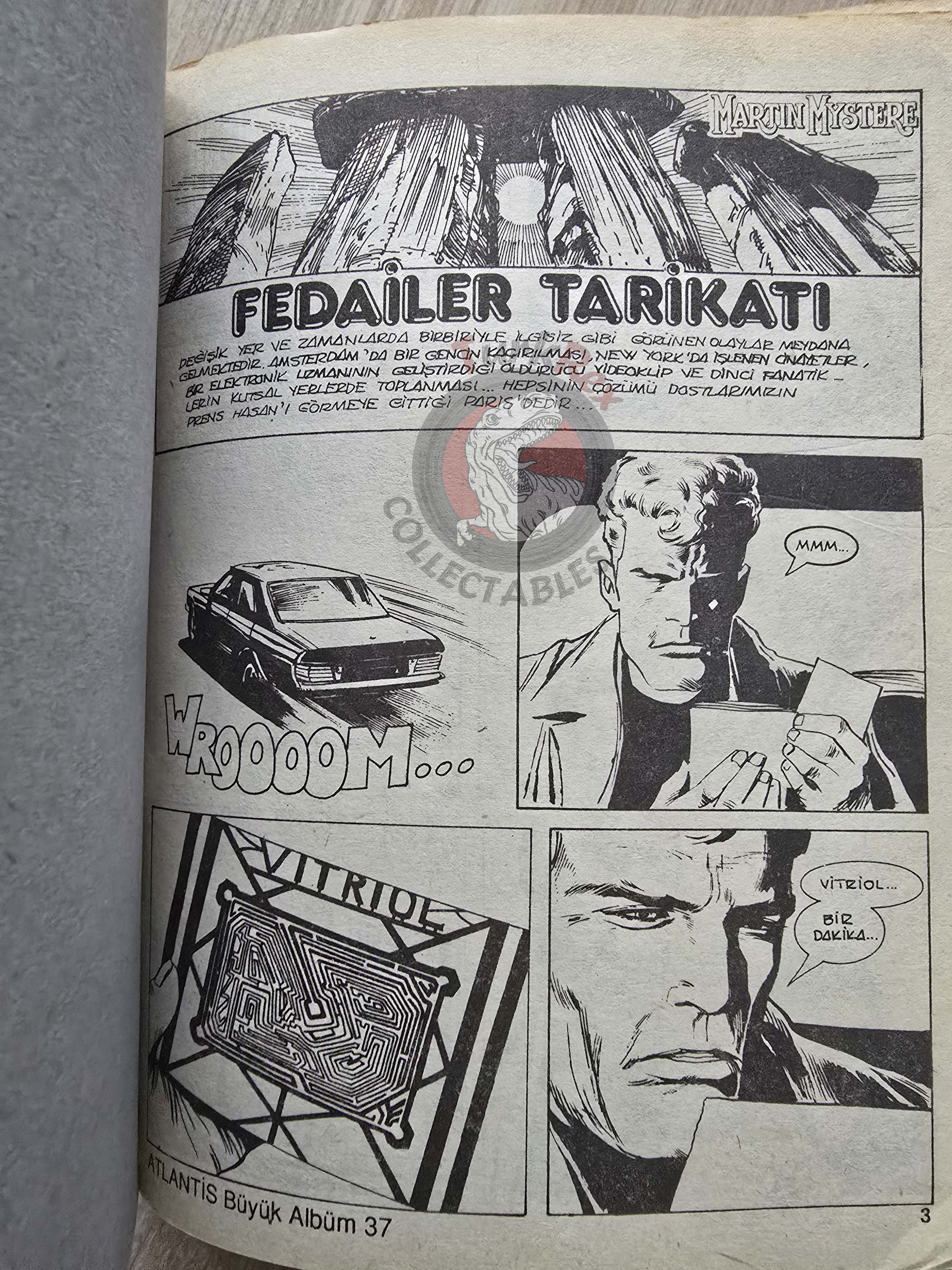 Martin Mystère #37 Sonno Mortale 80s Turkish Comic Turkey #88 #91