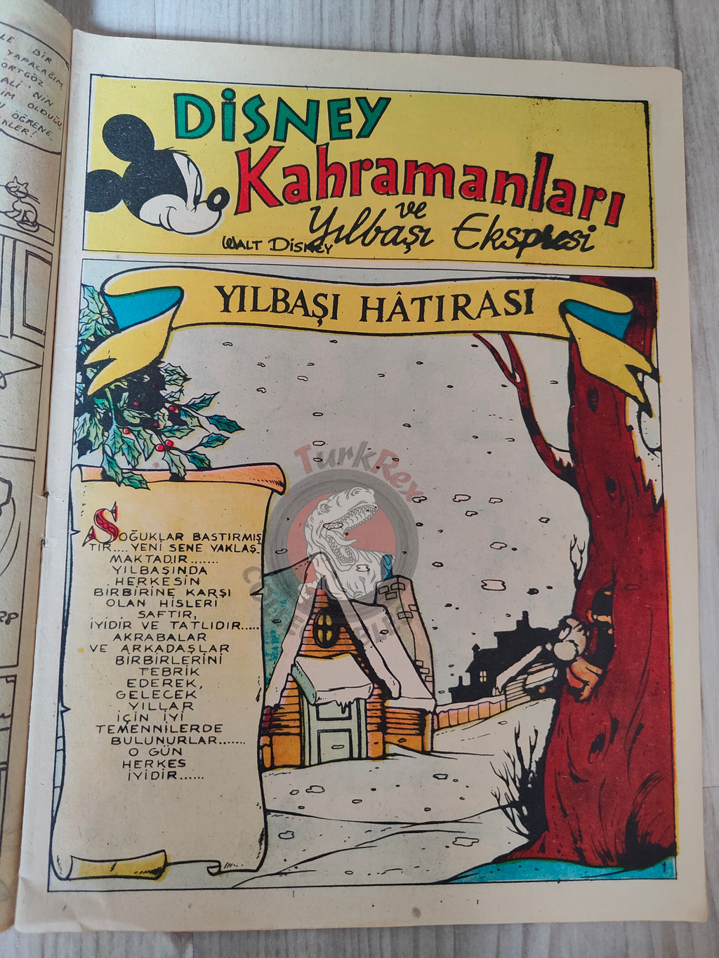 Mickey Mouse Mag #50 1962 Turkish Comic Turkey Walt Disney Donald Duck