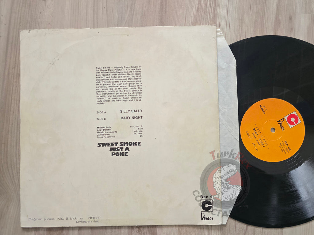 Sweet Smoke – Just A Poke Turkish Pressing Vinyl Turkey Edition