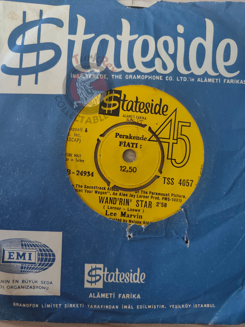 Lee Marvin & Clint Eastwood – Best Things 7" Turkish Pressing Vinyl Turkey Edition